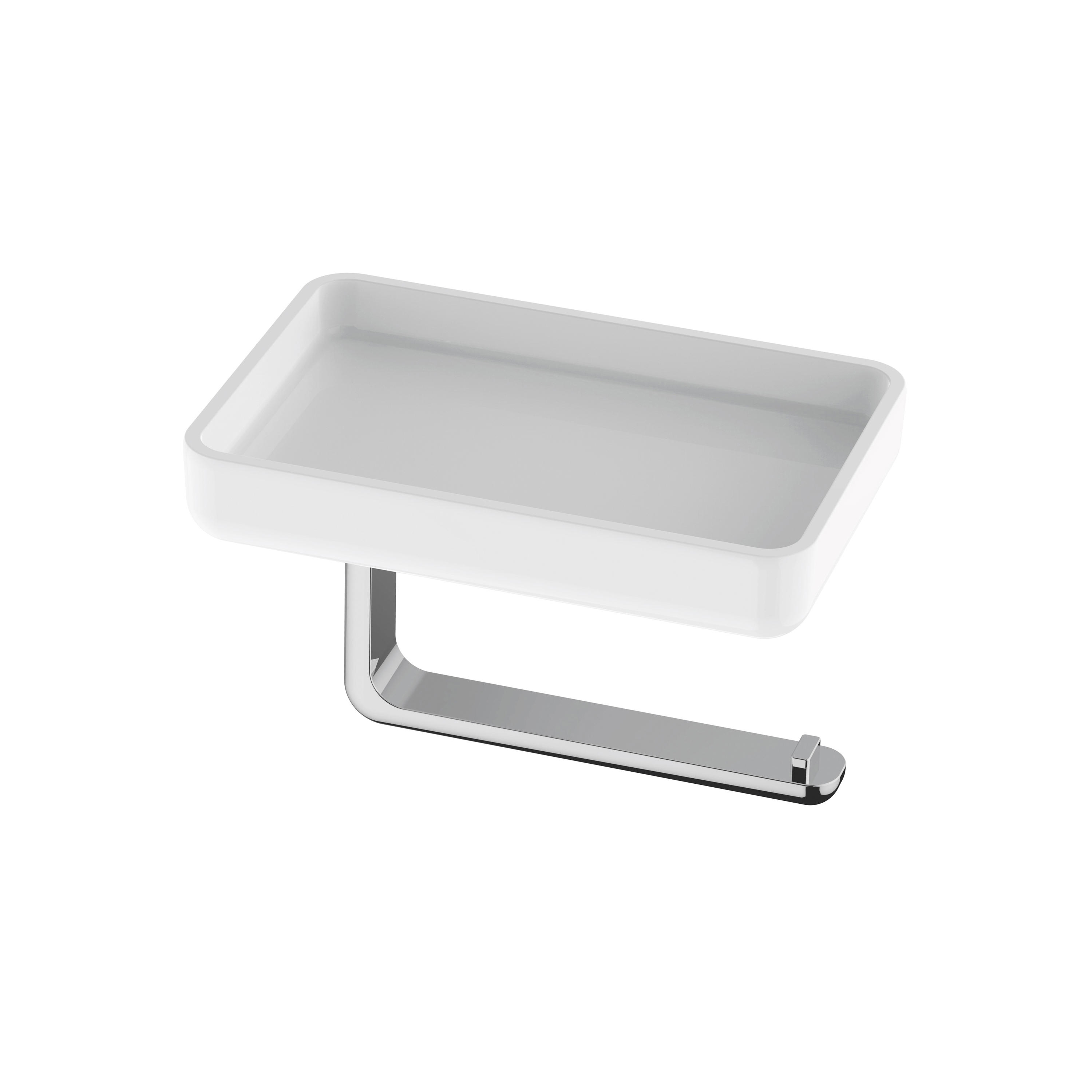 Display product Liv Toilet paper holder and storage dish from manufacturer Bodenschatz