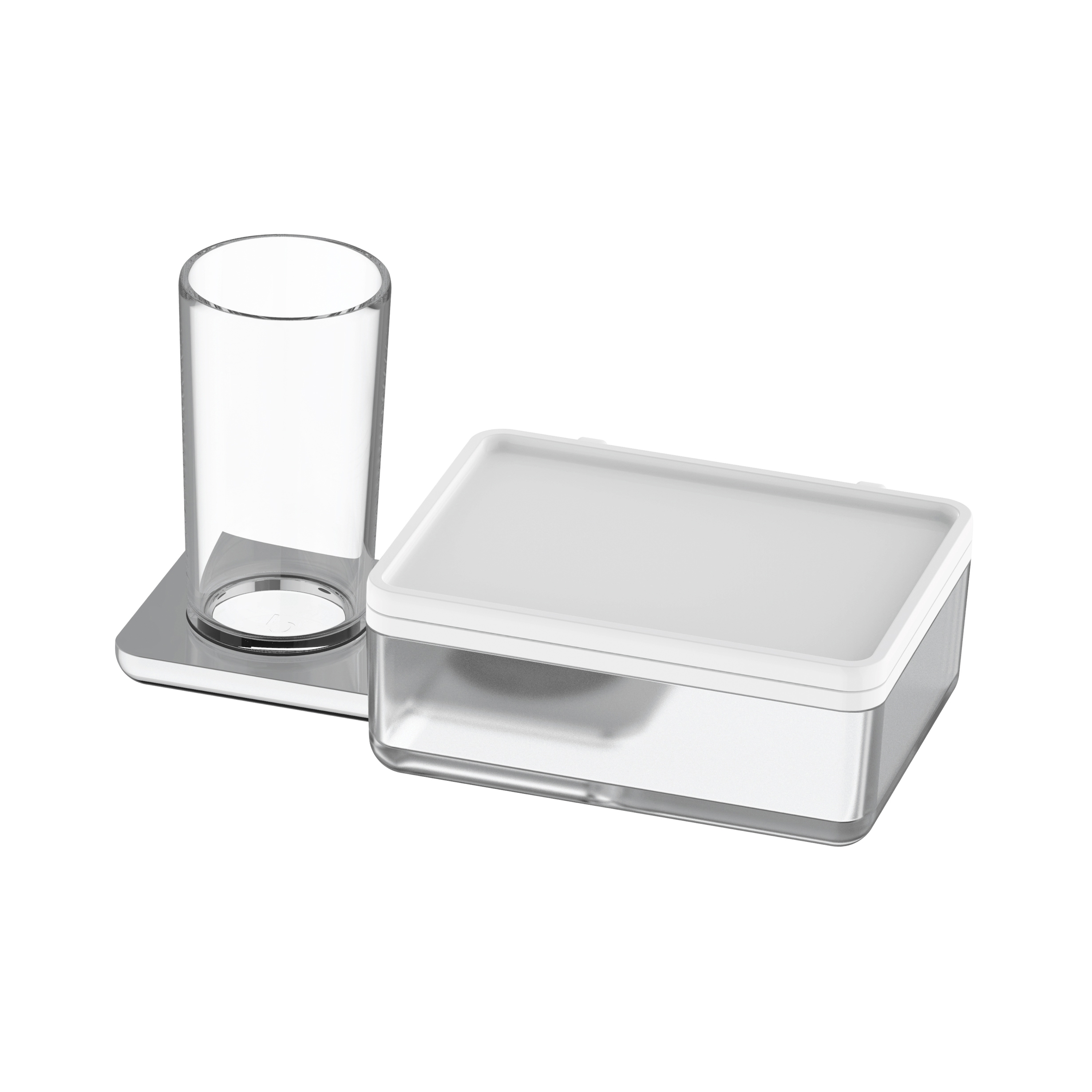Mostrar el producto Liv Glass holder and wet wipes/utensils box del fabricante Bodenschatz