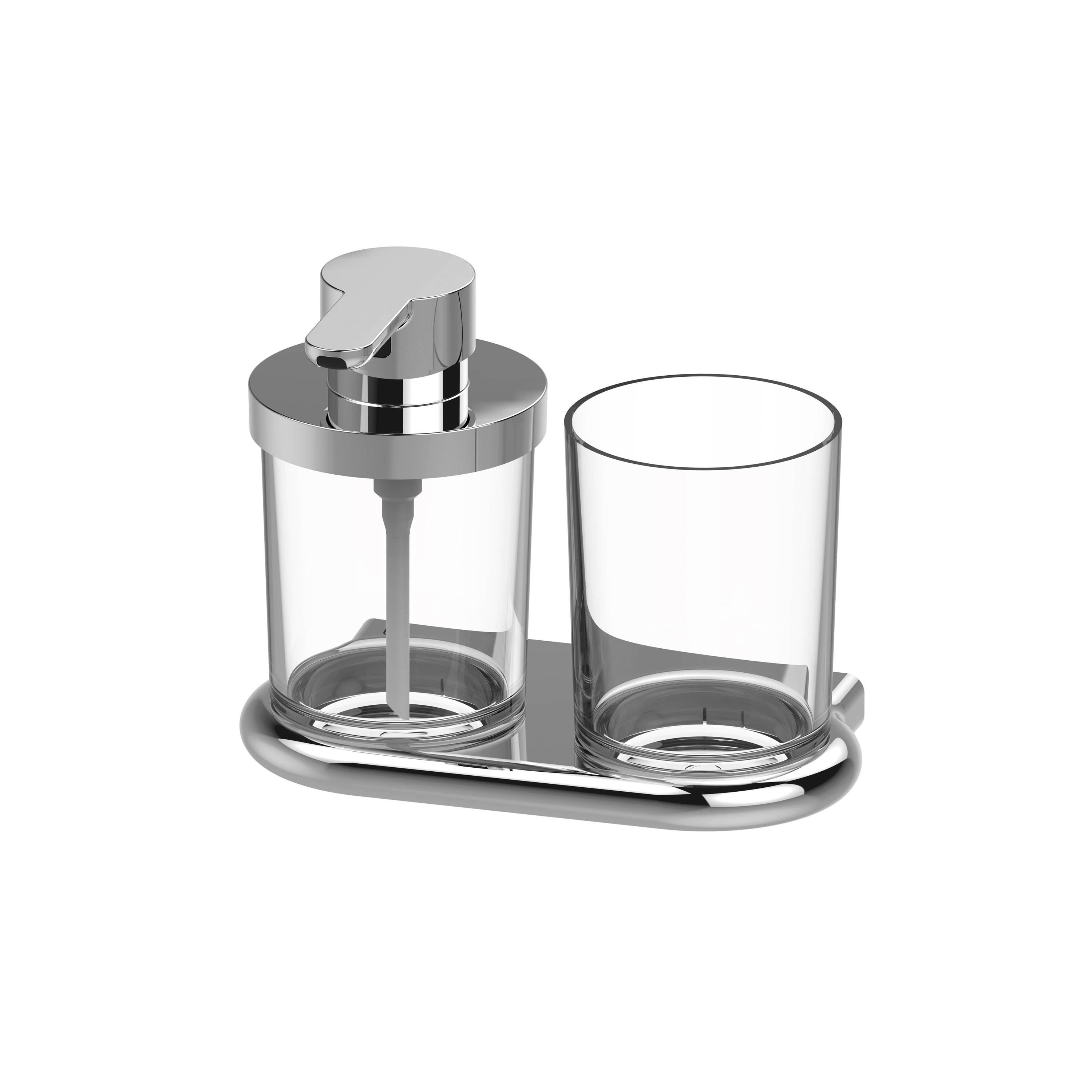 Display product Nia Soap dispenser and glass holder from manufacturer Bodenschatz