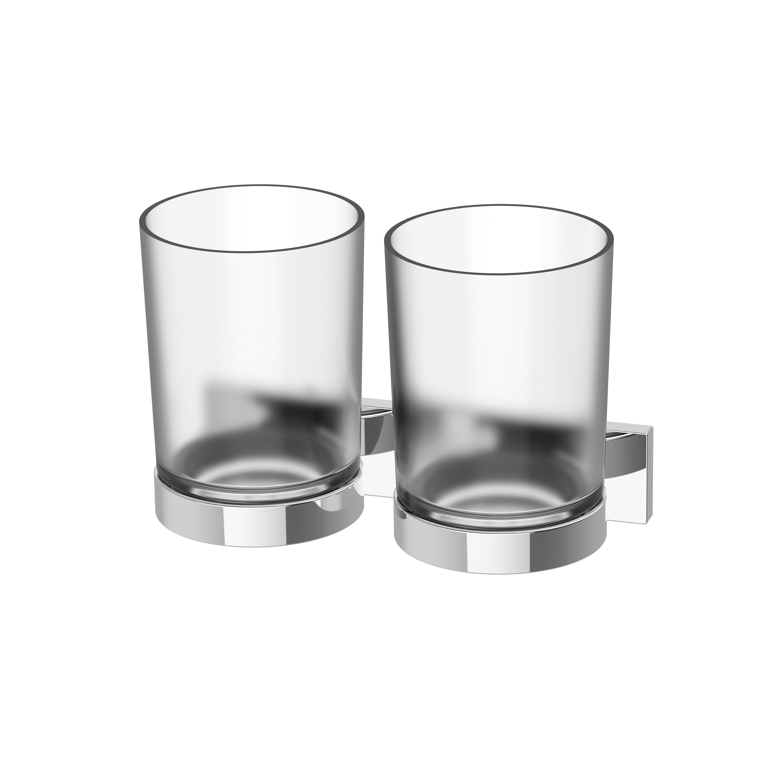 SIGNA Glass holder double with frosted glass