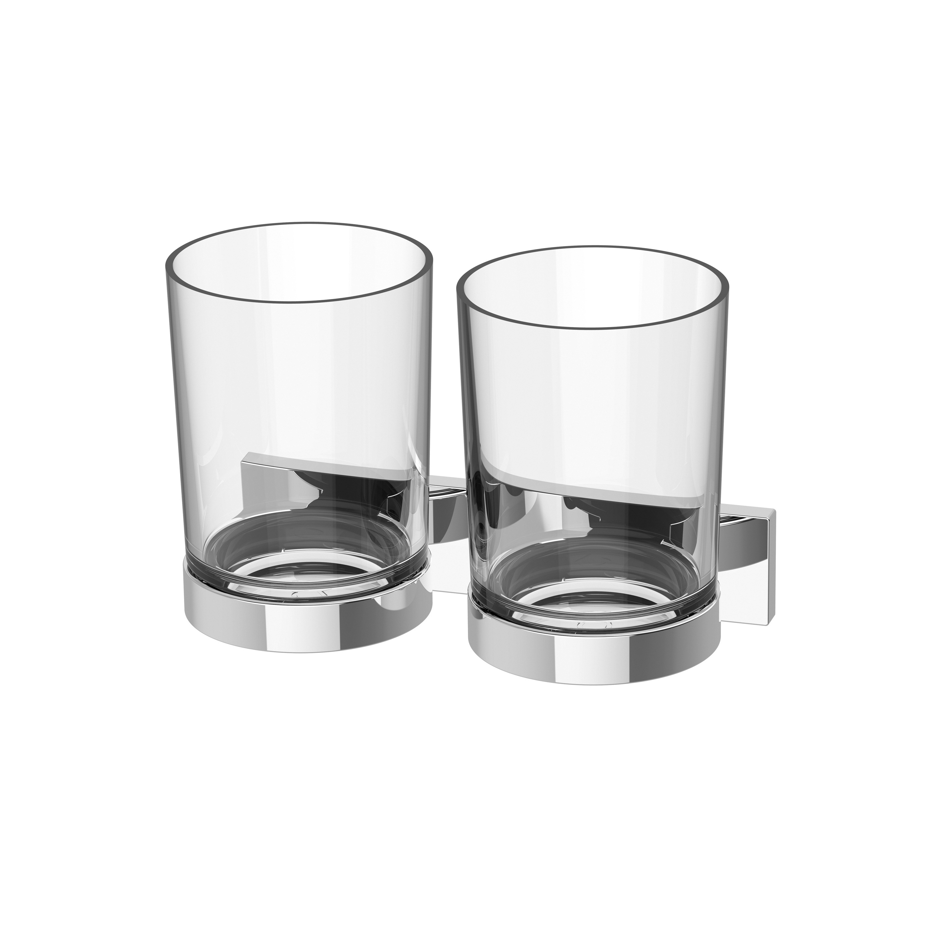 SIGNA Glass holder double, glass Tritan (unbreakable)