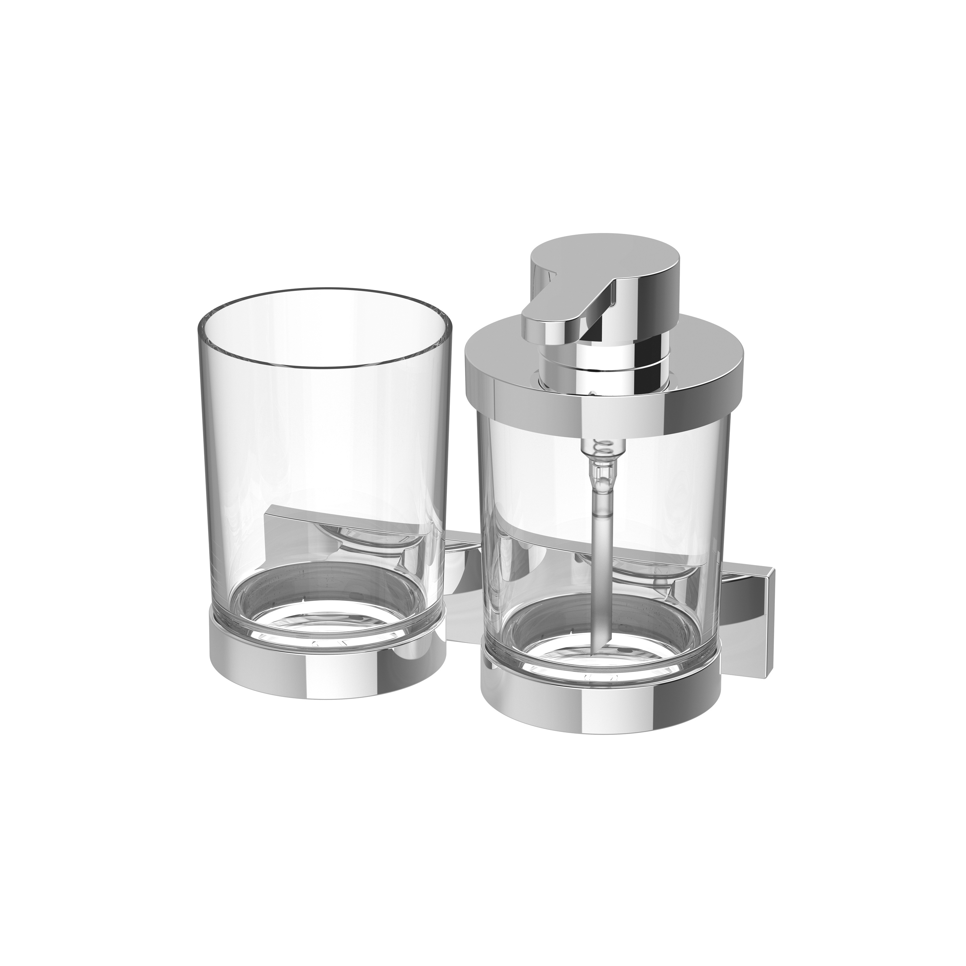 SIGNA Combined soap dispenser and glass holder