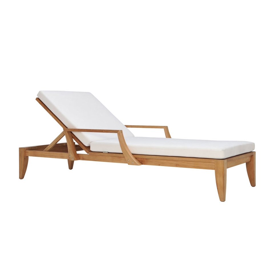 RELAIS CHAISE LOUNGE WITH ARMS