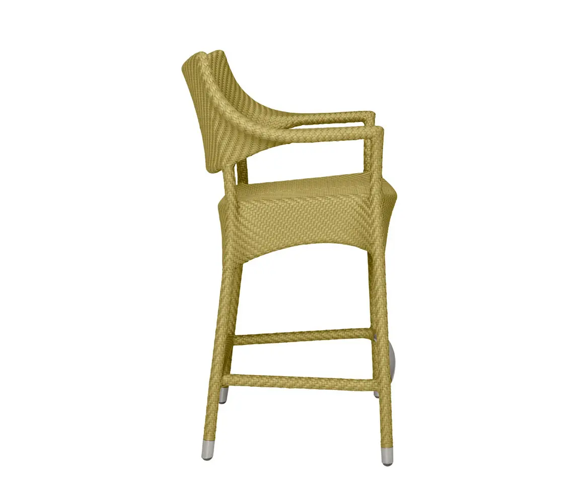 AMARI COUNTER STOOL WITH ARMS - Bar stools from JANUS et Cie | Architonic