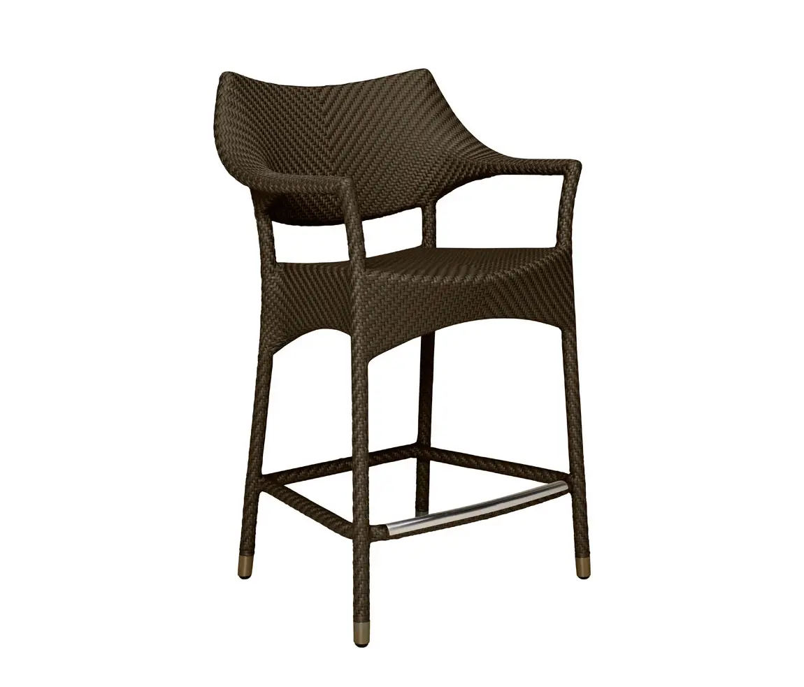 JANUS et Cie - AMARI COUNTER STOOL WITH ARMS