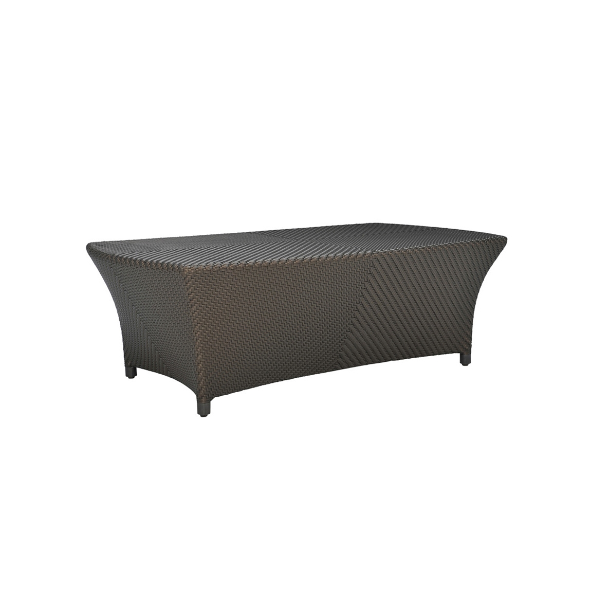 Display product AMARI FULLY WOVEN COCKTAIL TABLE RECTANGLE 120 from manufacturer JANUS et Cie