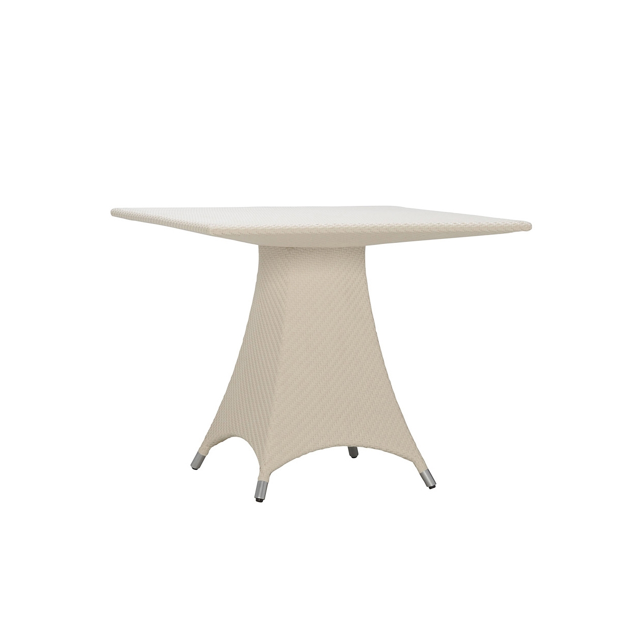 AMARI FULLY WOVEN DINING TABLE SQUARE 90