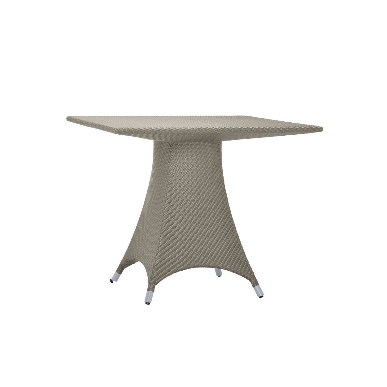 AMARI FULLY WOVEN DINING TABLE SQUARE 90