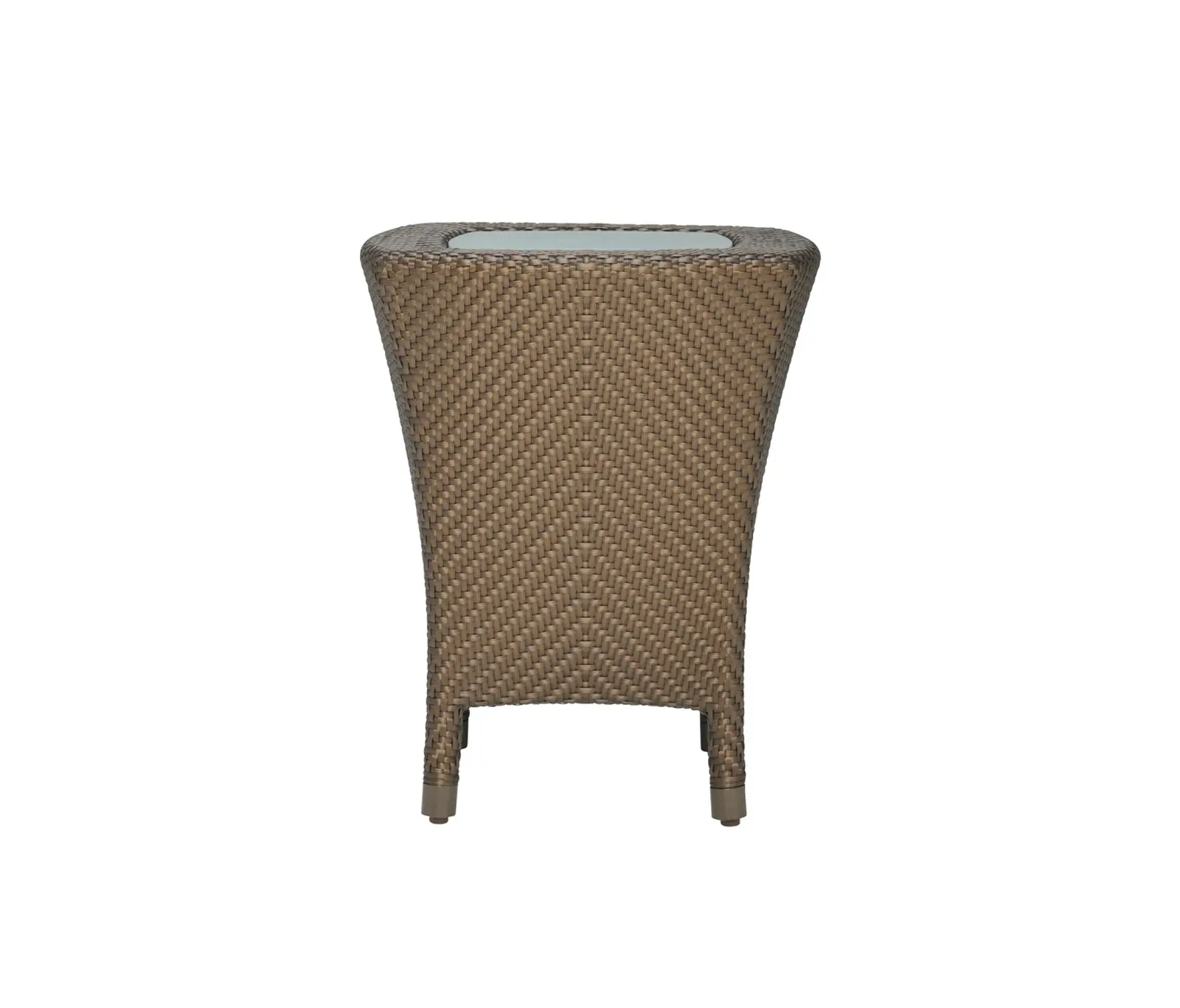 JANUS et Cie - AMARI GLASS TOP SIDE TABLE 45