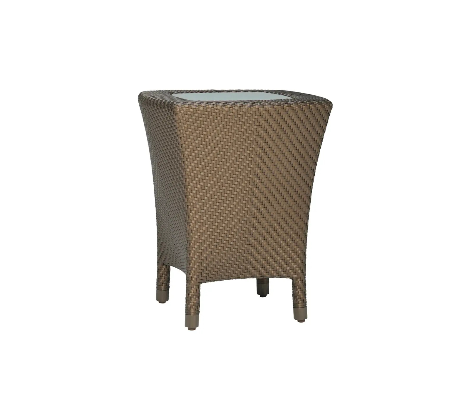 JANUS et Cie - AMARI GLASS TOP SIDE TABLE 45