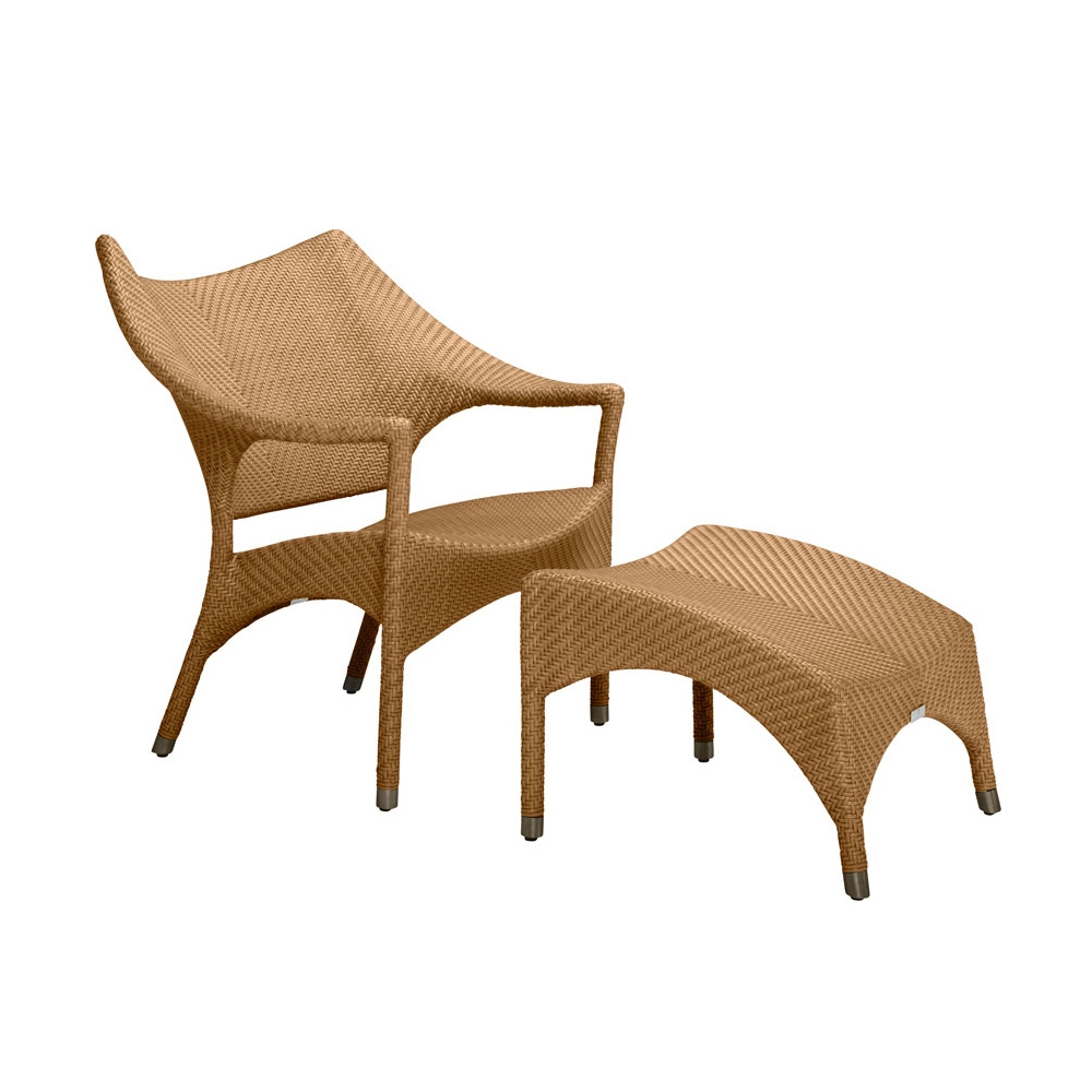 Display product AMARI LOW BACK LOUNGE CHAIR + OTTOMAN from manufacturer JANUS et Cie
