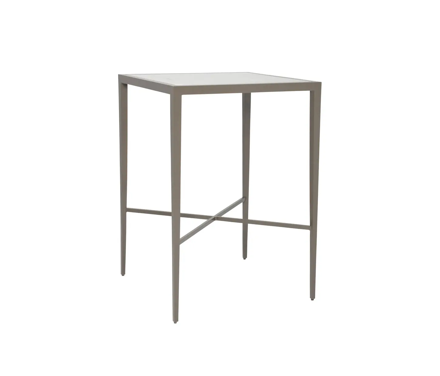 JANUS et Cie - AZIMUTH CROSS BAR TABLE SQUARE 76