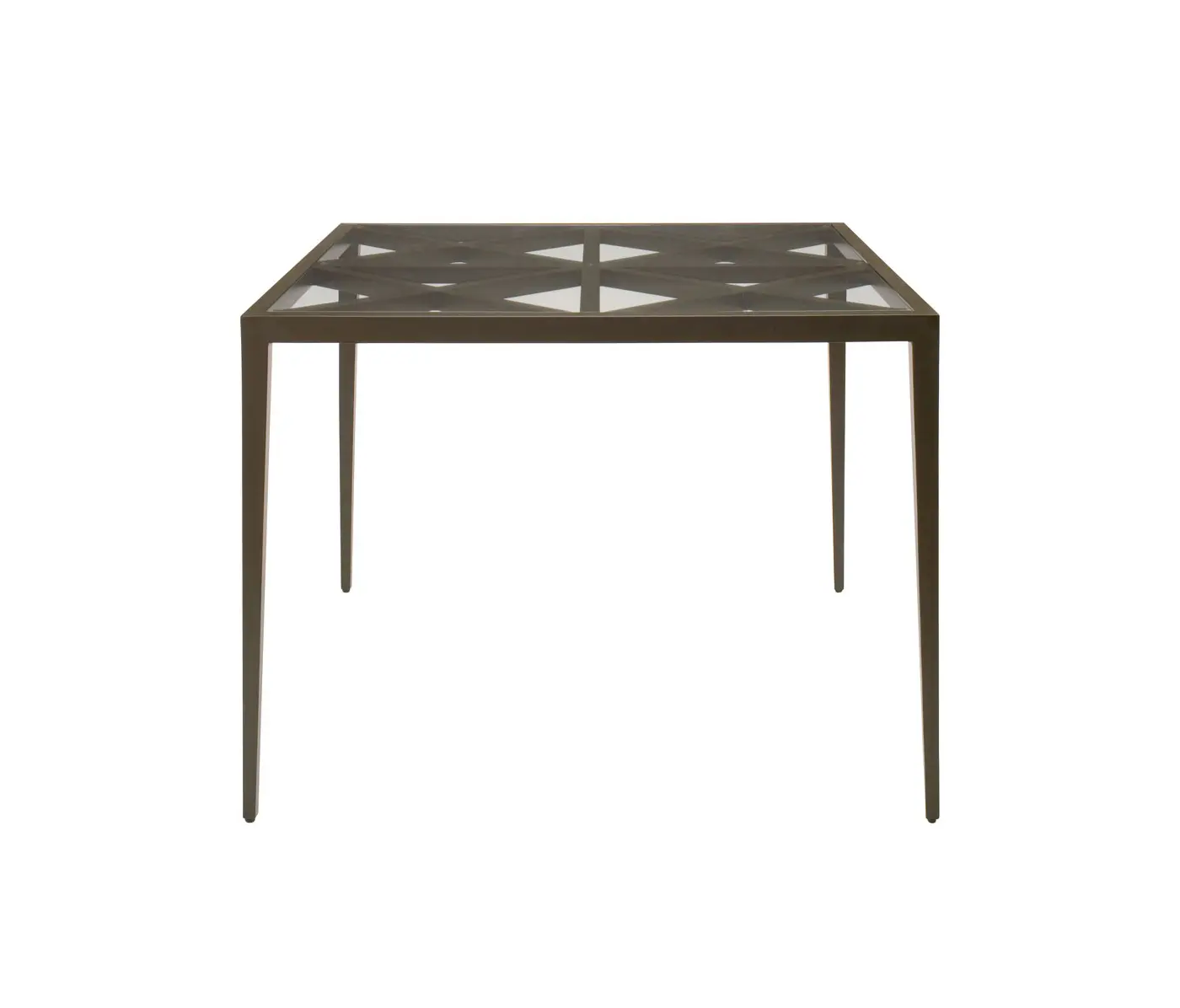 JANUS et Cie - AZIMUTH CROSS DINING TABLE SQUARE 102