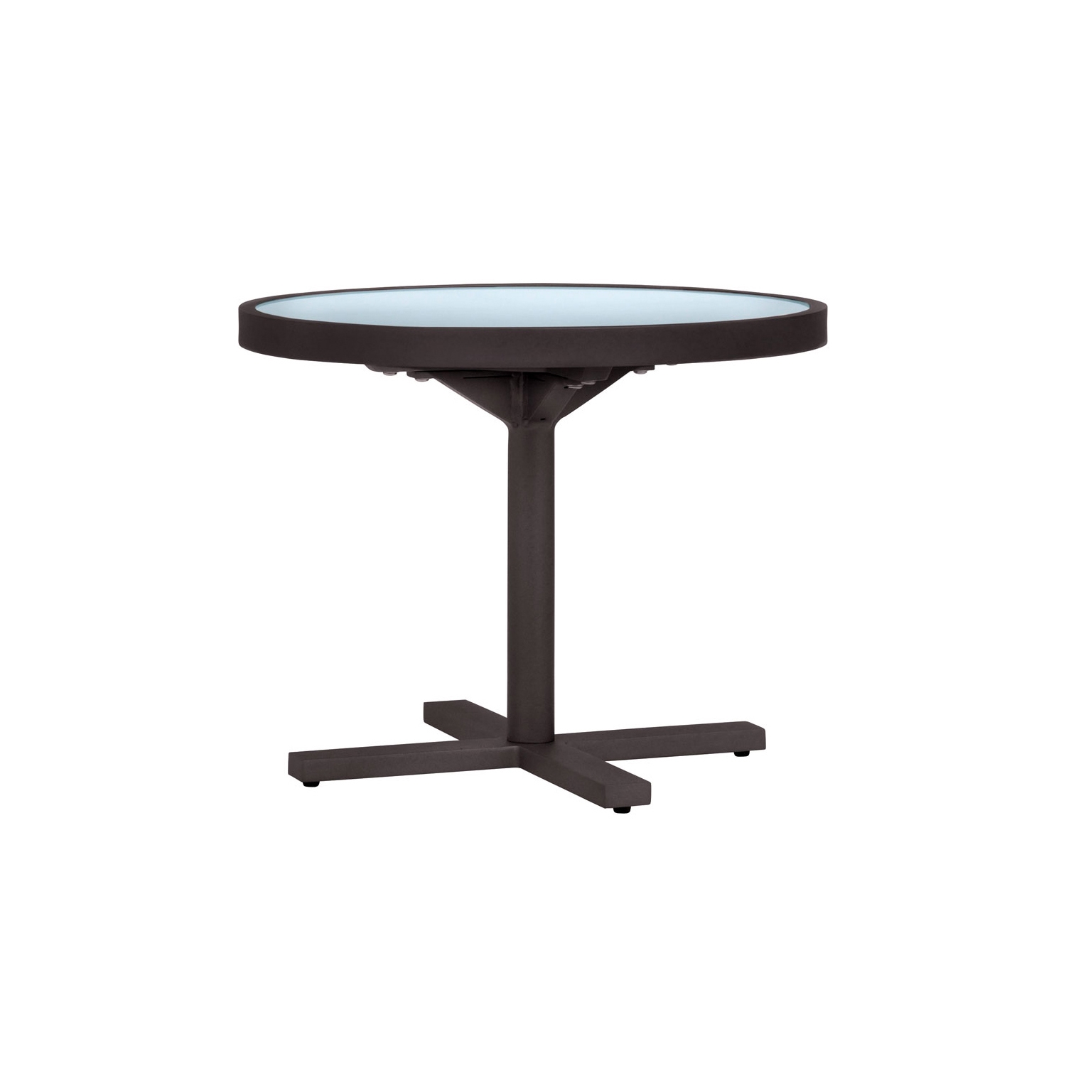 Mostrar el producto DUO GLASS TOP SIDE TABLE ROUND 53 del fabricante JANUS et Cie