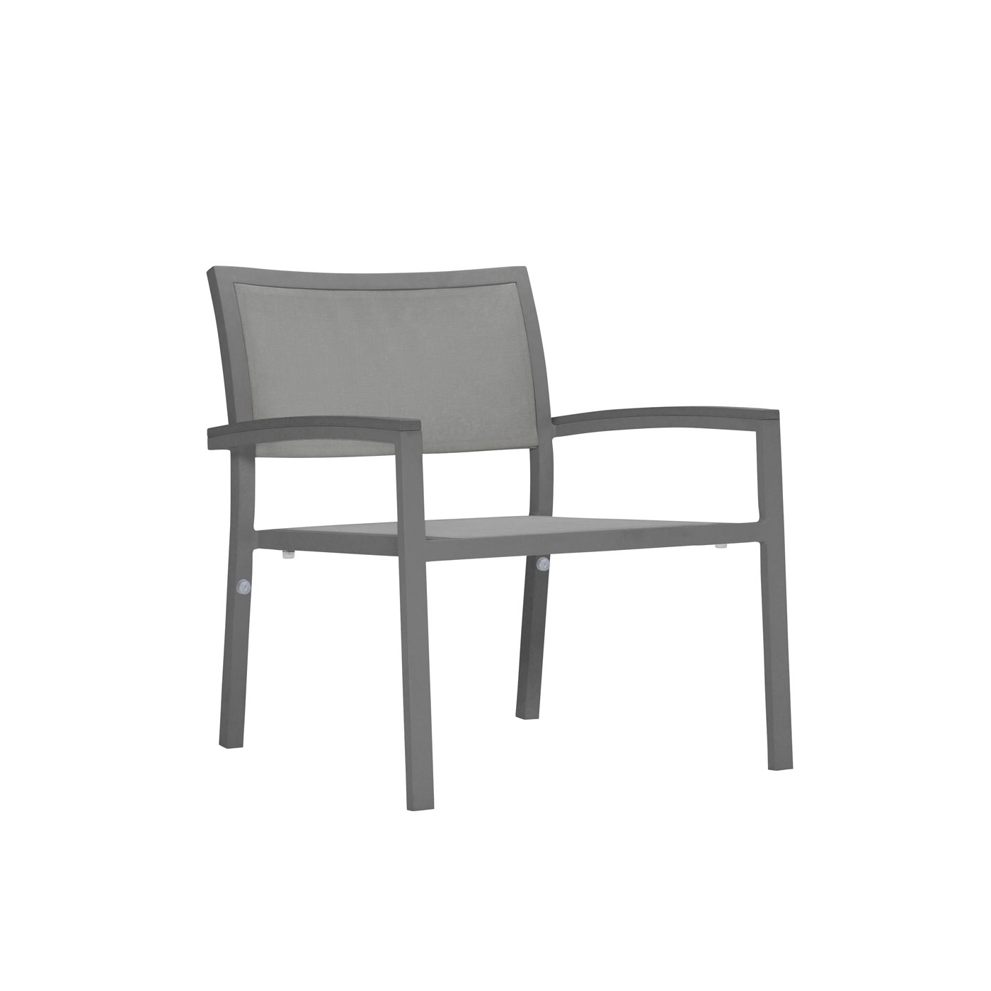 Vertoon produk DUO STACKABLE MESH LOUNGE CHAIR van vervaardiger JANUS et Cie