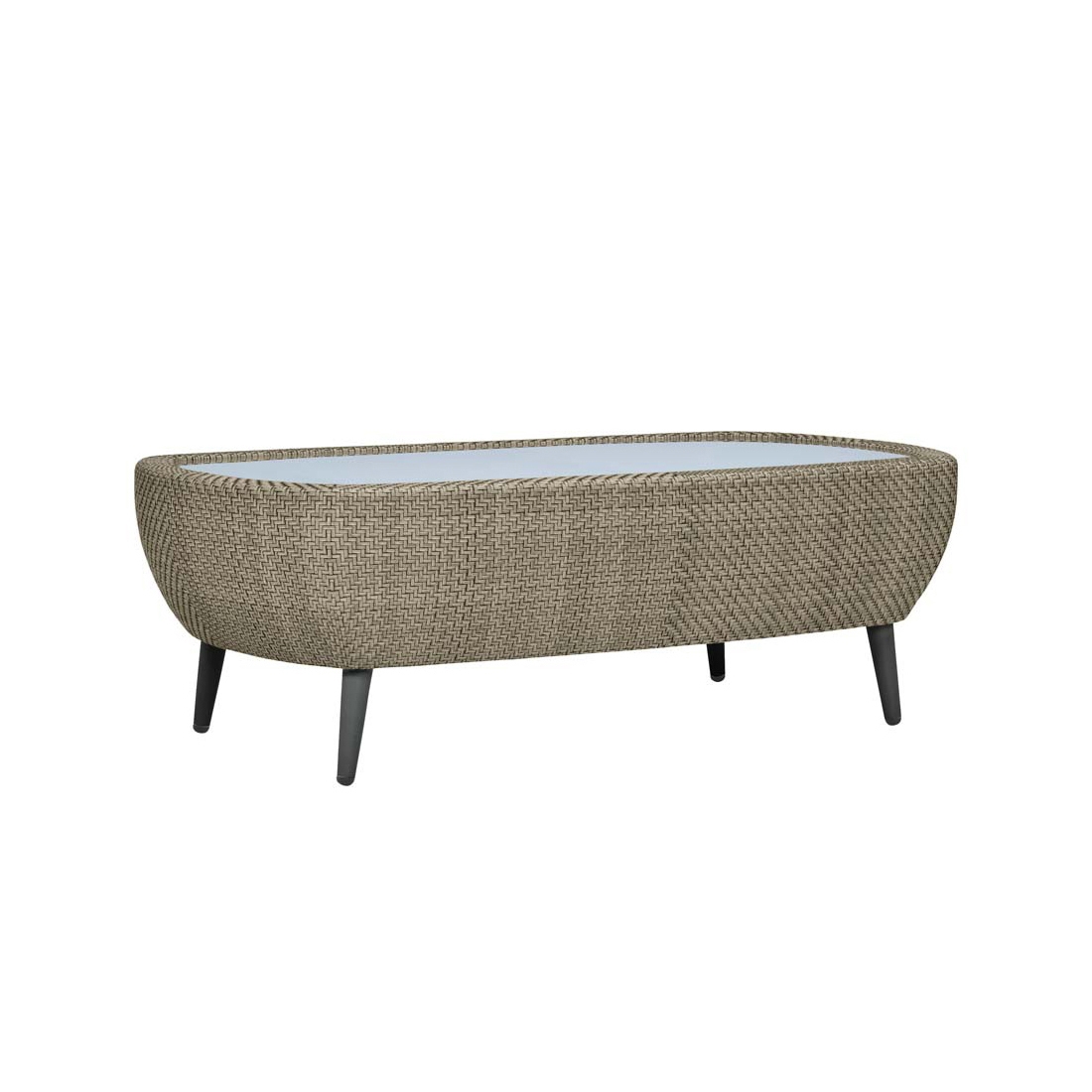 Mostra il prodotto KATACHI GLASS TOP COCKTAIL TABLE RECTANGLE 120 del produttore JANUS et Cie