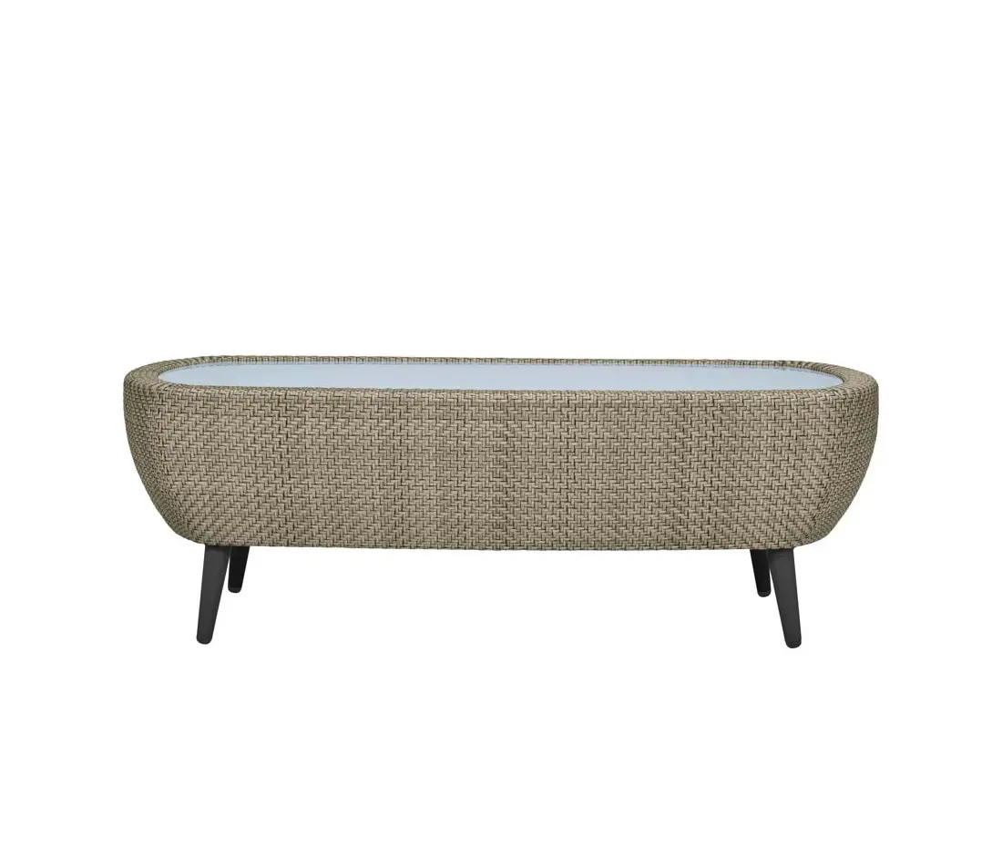 JANUS et Cie - KATACHI GLASS TOP COCKTAIL TABLE RECTANGLE 120
