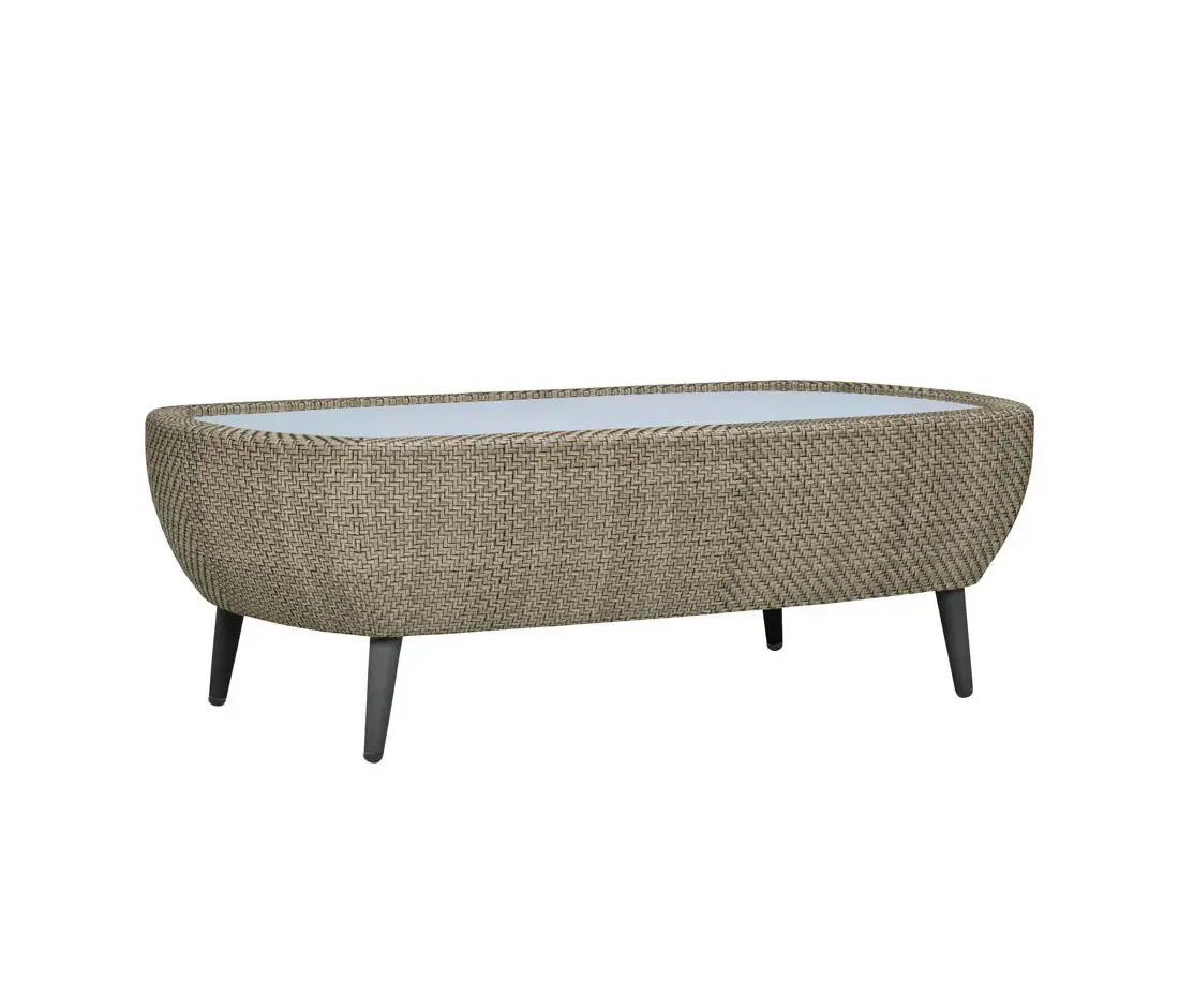 JANUS et Cie - KATACHI GLASS TOP COCKTAIL TABLE RECTANGLE 120