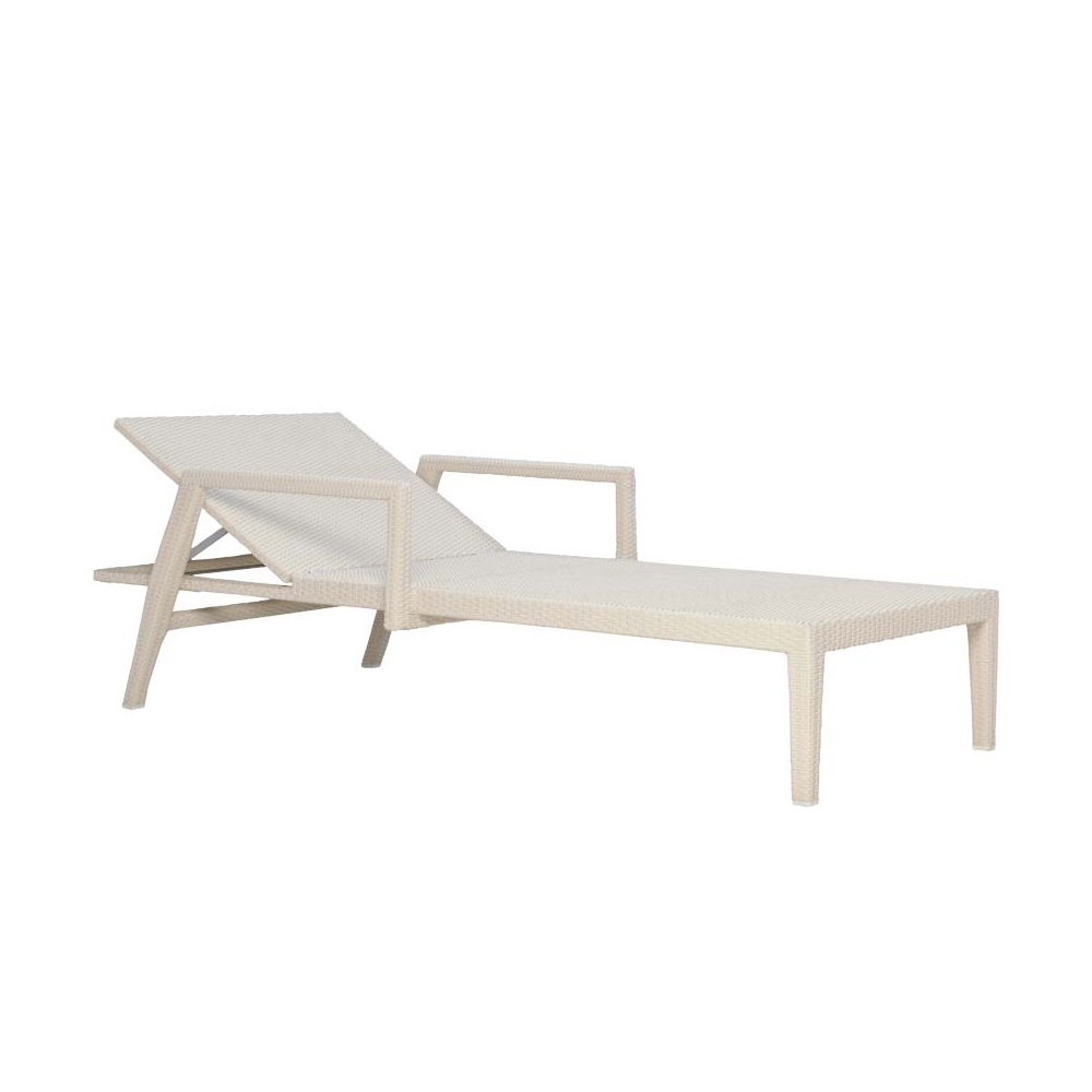 QUINTA FULLY WOVEN CHAISE LOUNGE WITH ARMS