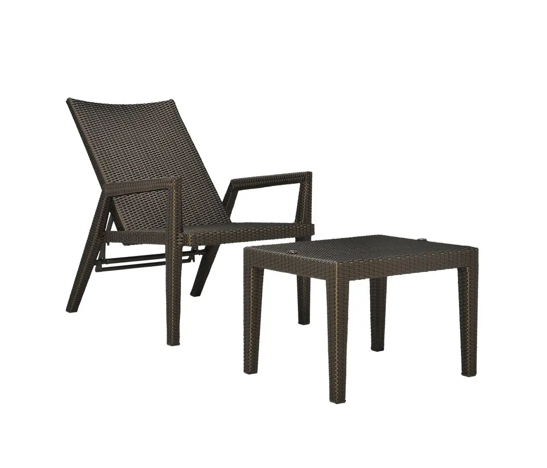 JANUS et Cie - QUINTA FULLY WOVEN RECLINING LOUNGE CHAIR