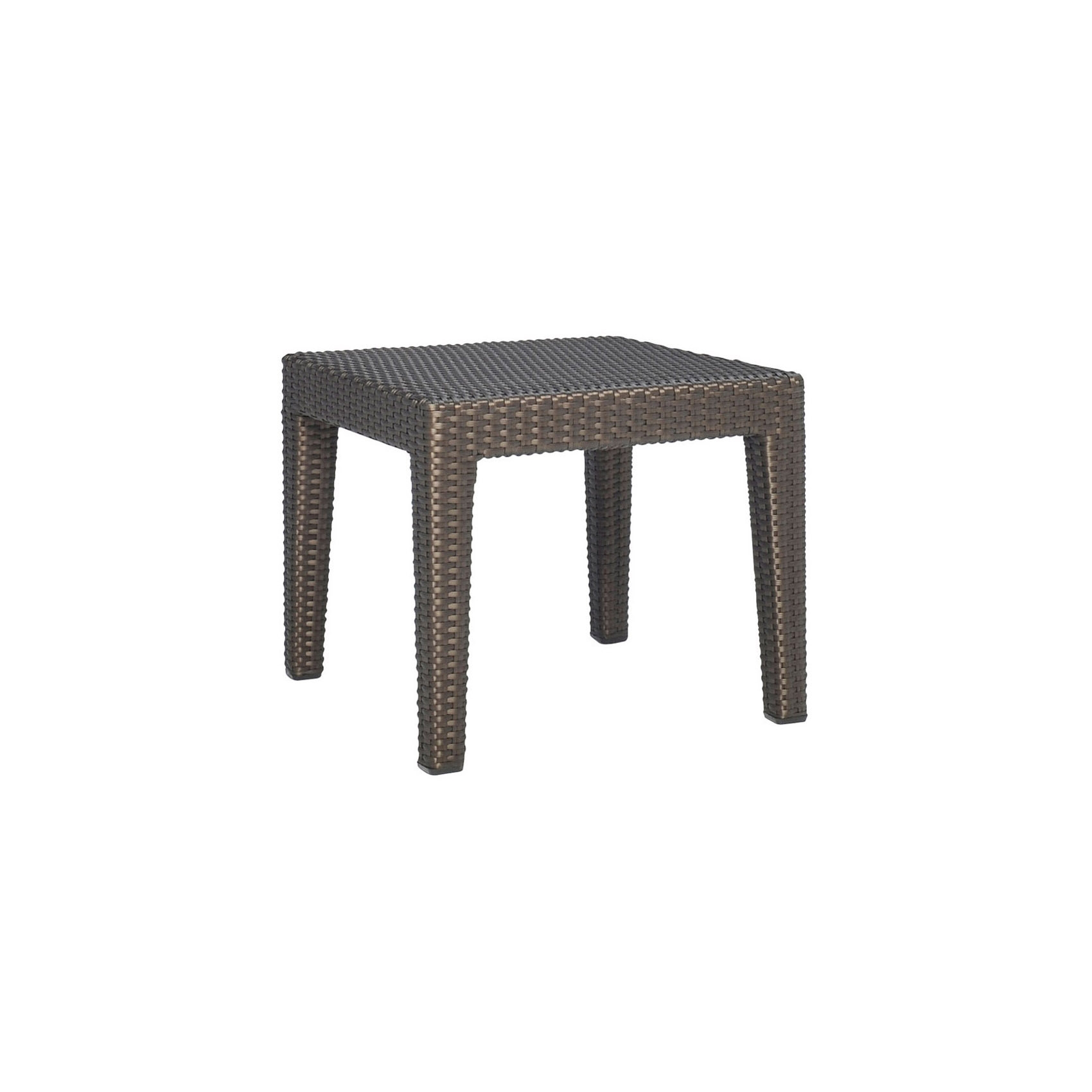 QUINTA FULLY WOVEN SIDE TABLE SQUARE 45