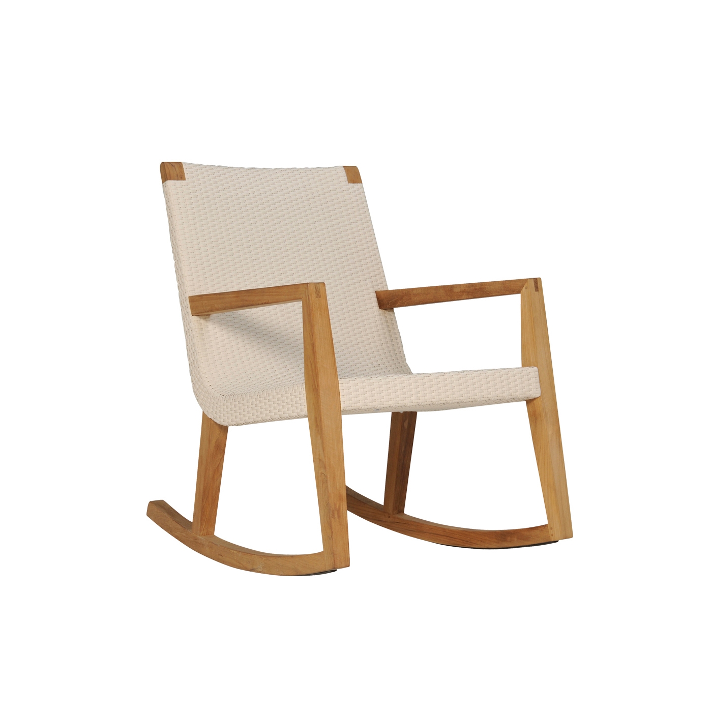 Mostra il prodotto QUINTA TEAK / WOVEN ROCKING CHAIR del produttore JANUS et Cie