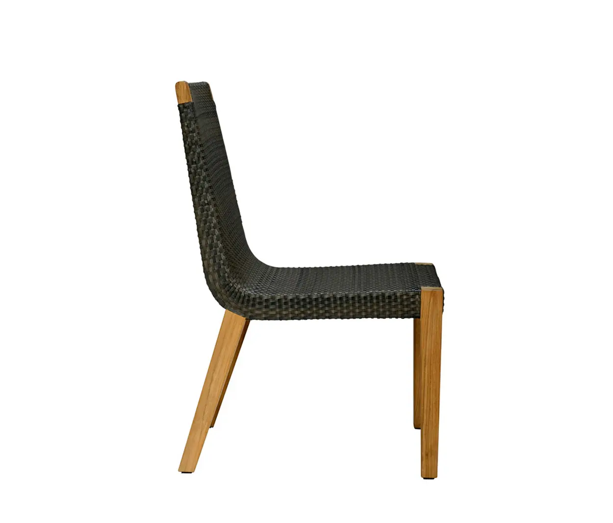 JANUS et Cie - QUINTA TEAK / WOVEN SIDE CHAIR