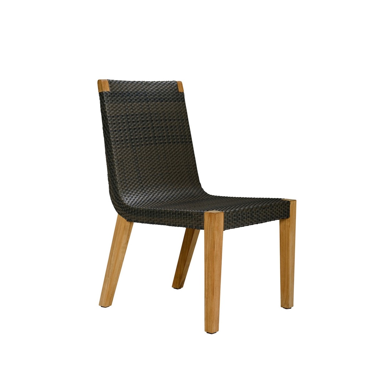 QUINTA TEAK / WOVEN SIDE CHAIR