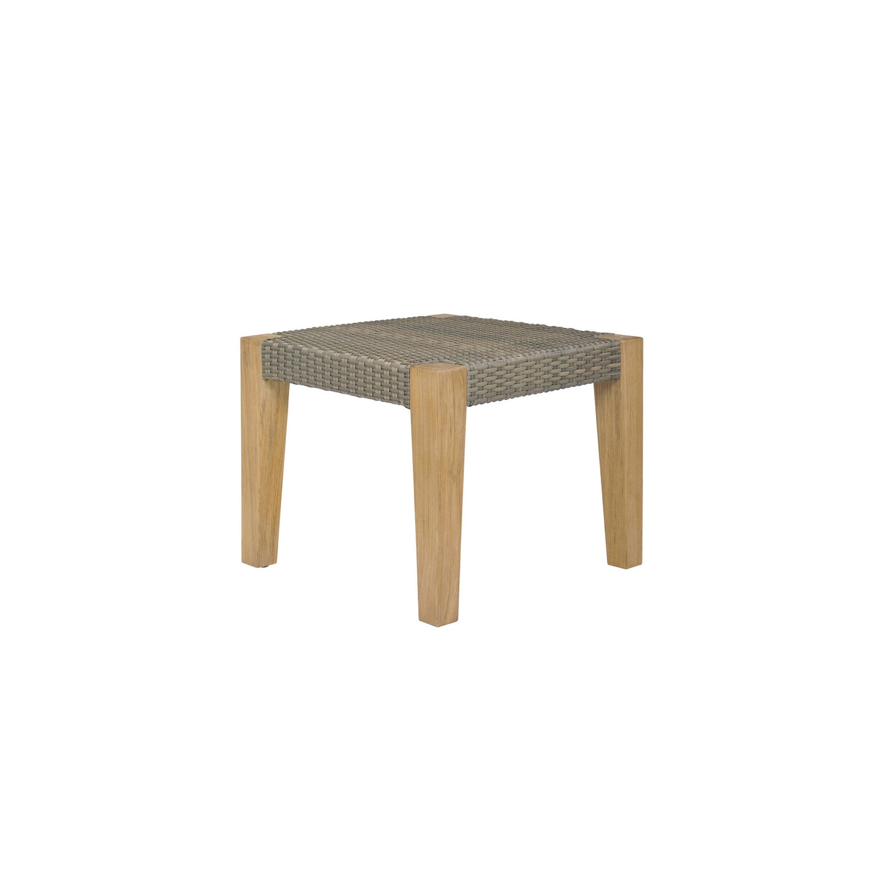 QUINTA TEAK / WOVEN SIDE TABLE SQUARE 45