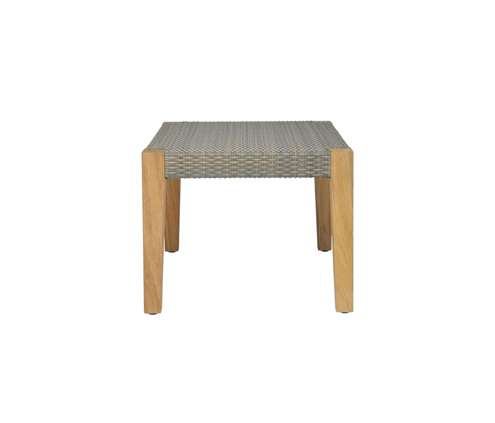 JANUS et Cie - QUINTA TEAK / WOVEN SIDE TABLE SQUARE 45