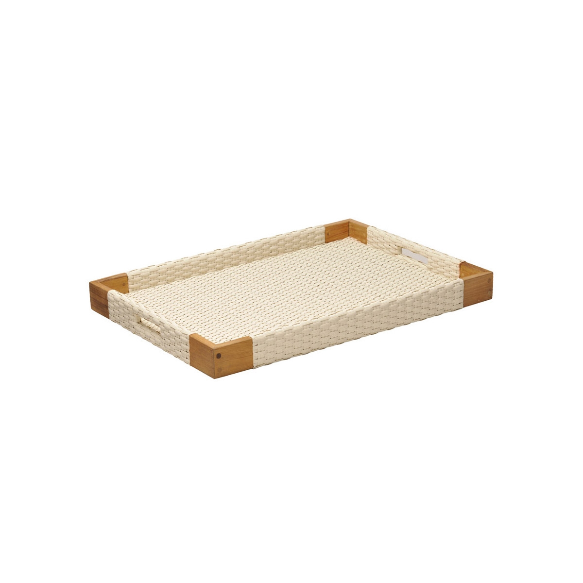 Display product QUINTA TEAK / WOVEN TRAY from manufacturer JANUS et Cie
