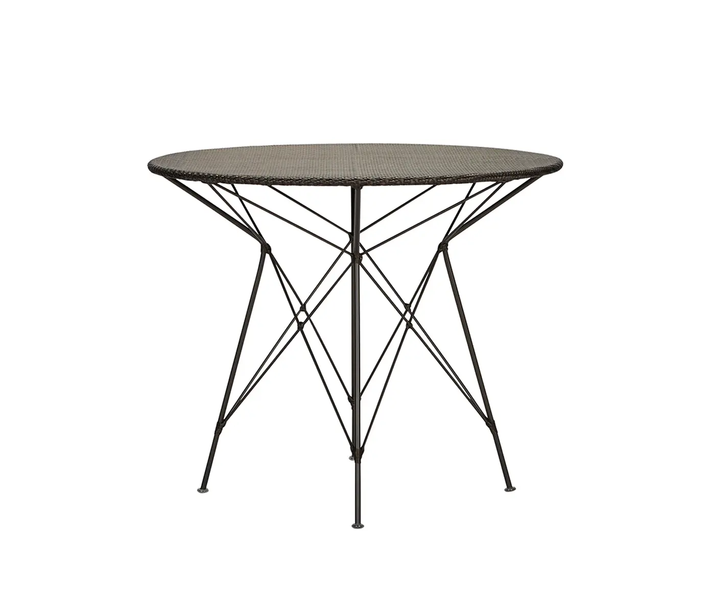 JANUS et Cie - WHISK WOVEN TOP DINING TABLE ROUND 90