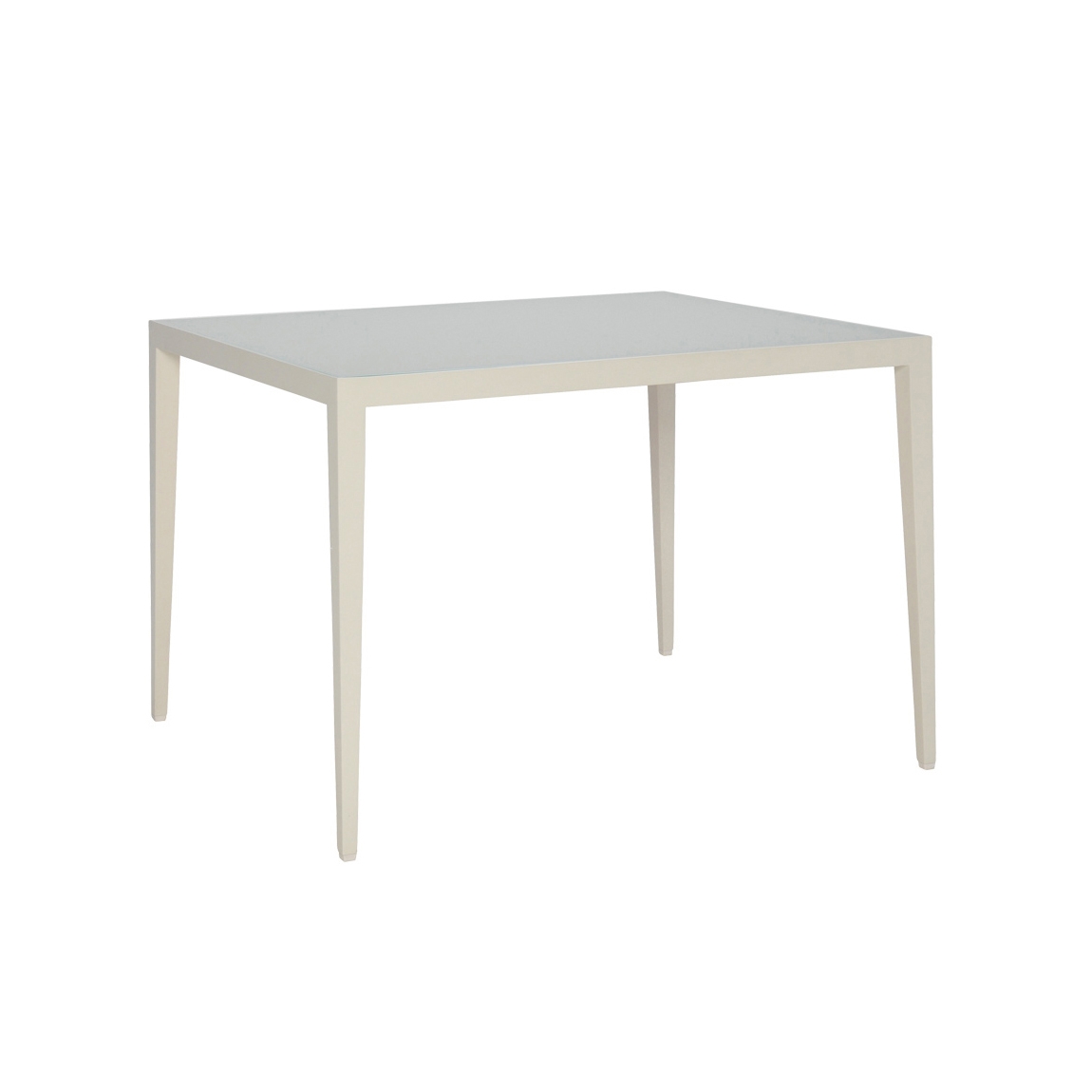 Afficher le produit SLANT GLASS TOP CONTINENTAL TABLE RECTANGLE 92 du fabricant JANUS et Cie