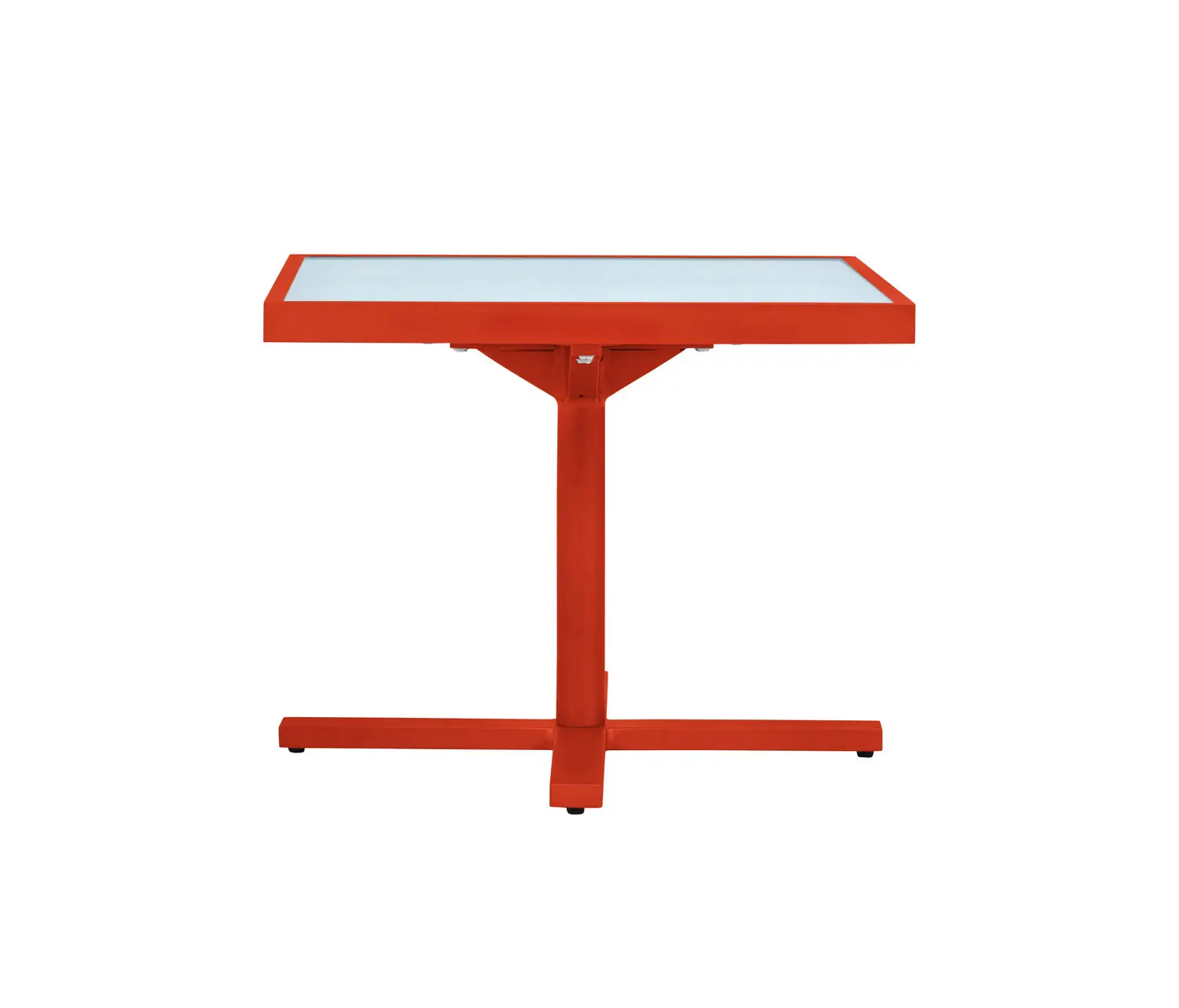 JANUS et Cie - DUO GLASS TOP SIDE TABLE SQUARE 53