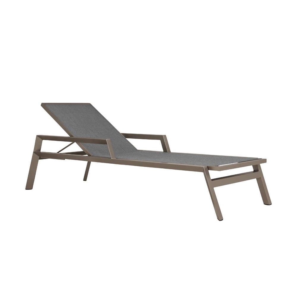 Display product TRIG CHAISE LOUNGE WITH ARMS from manufacturer JANUS et Cie