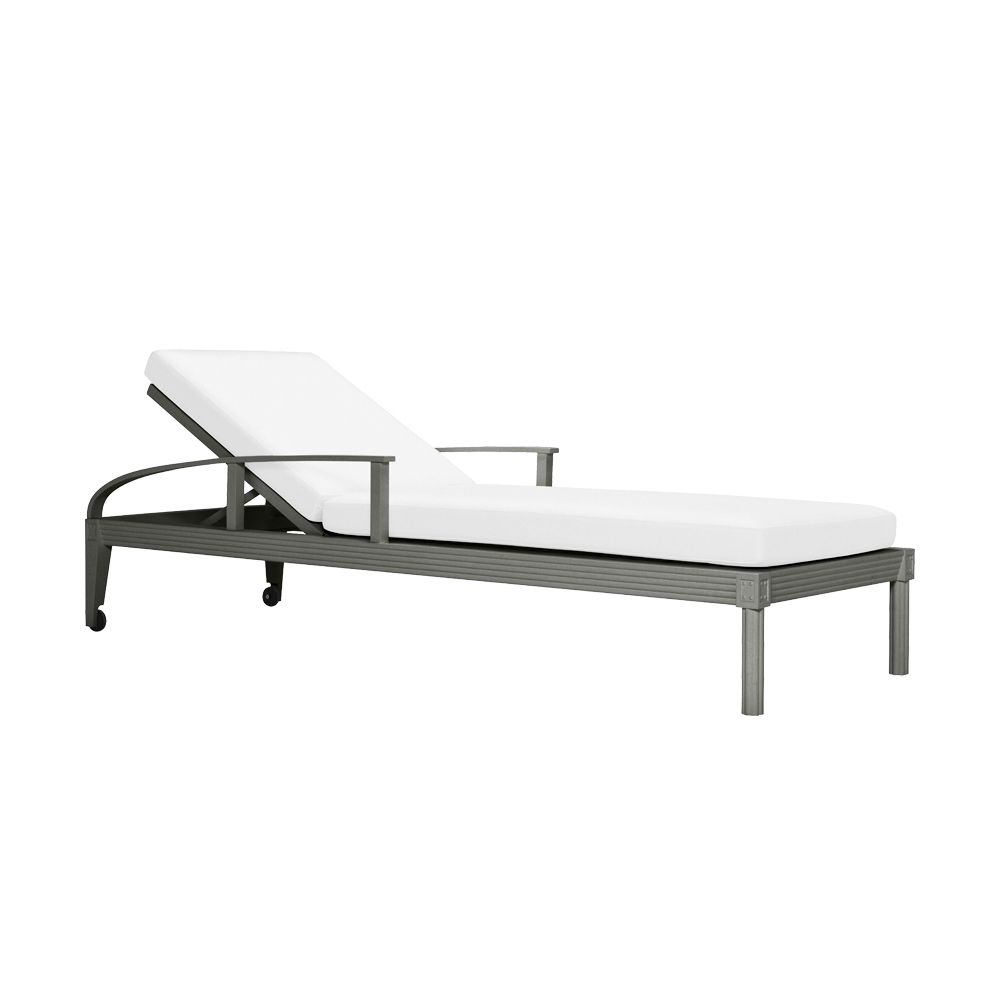 QUADRATL CHAISE LOUNGE WITH ARMS
