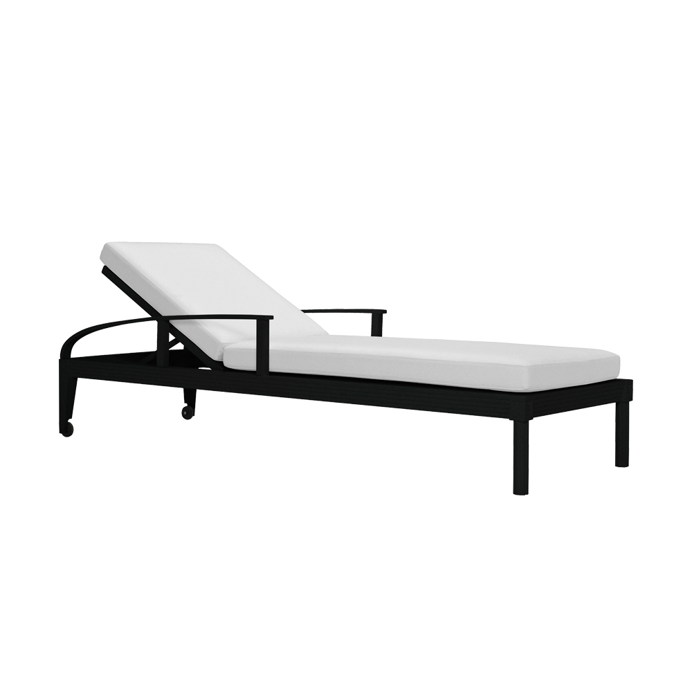 QUADRATL CHAISE LOUNGE WITH ARMS