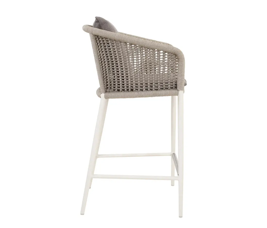 JANUS et Cie - KNOT COUNTER STOOL WITH ARMS