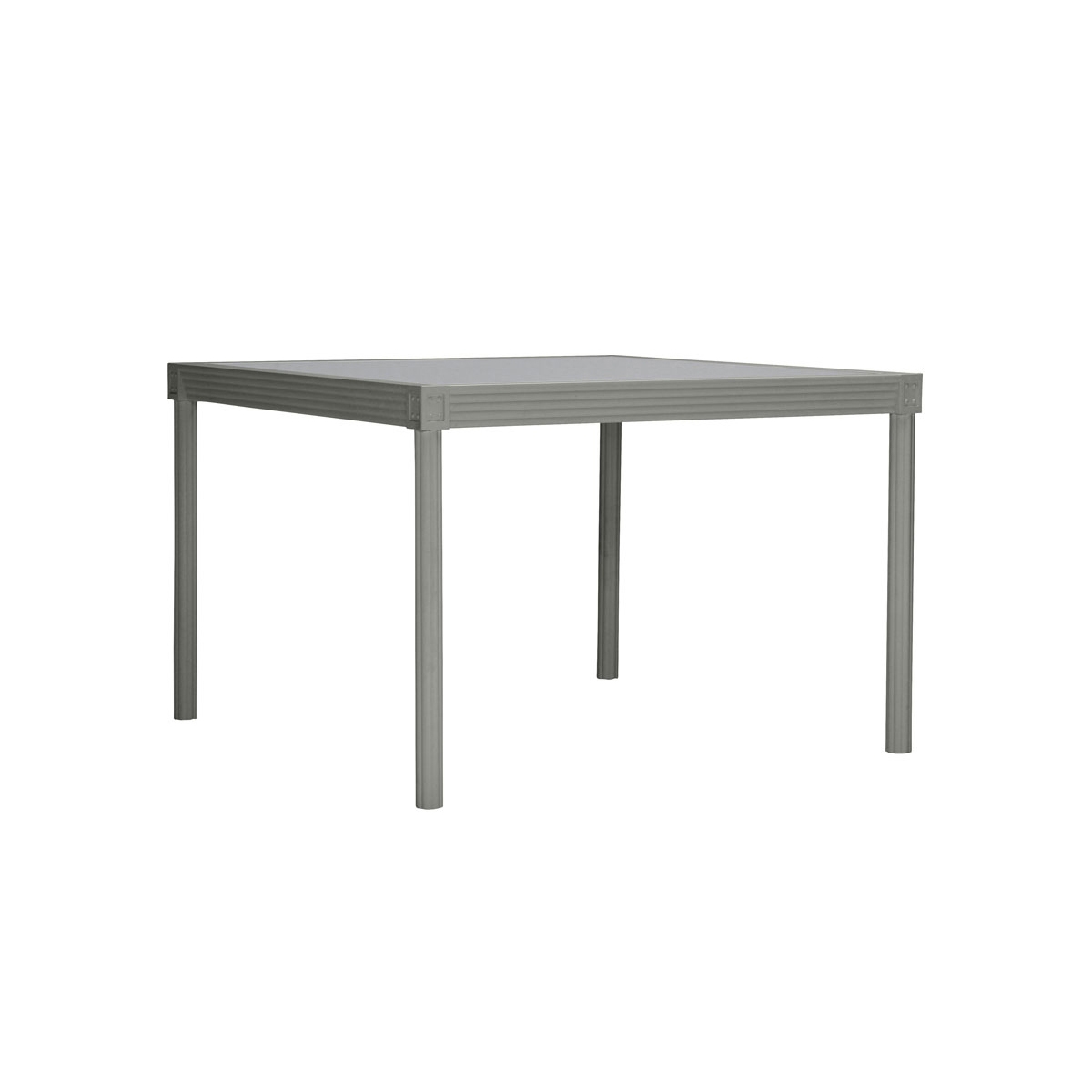 QUADRATL GLASS TOP DINING TABLE SQUARE 110