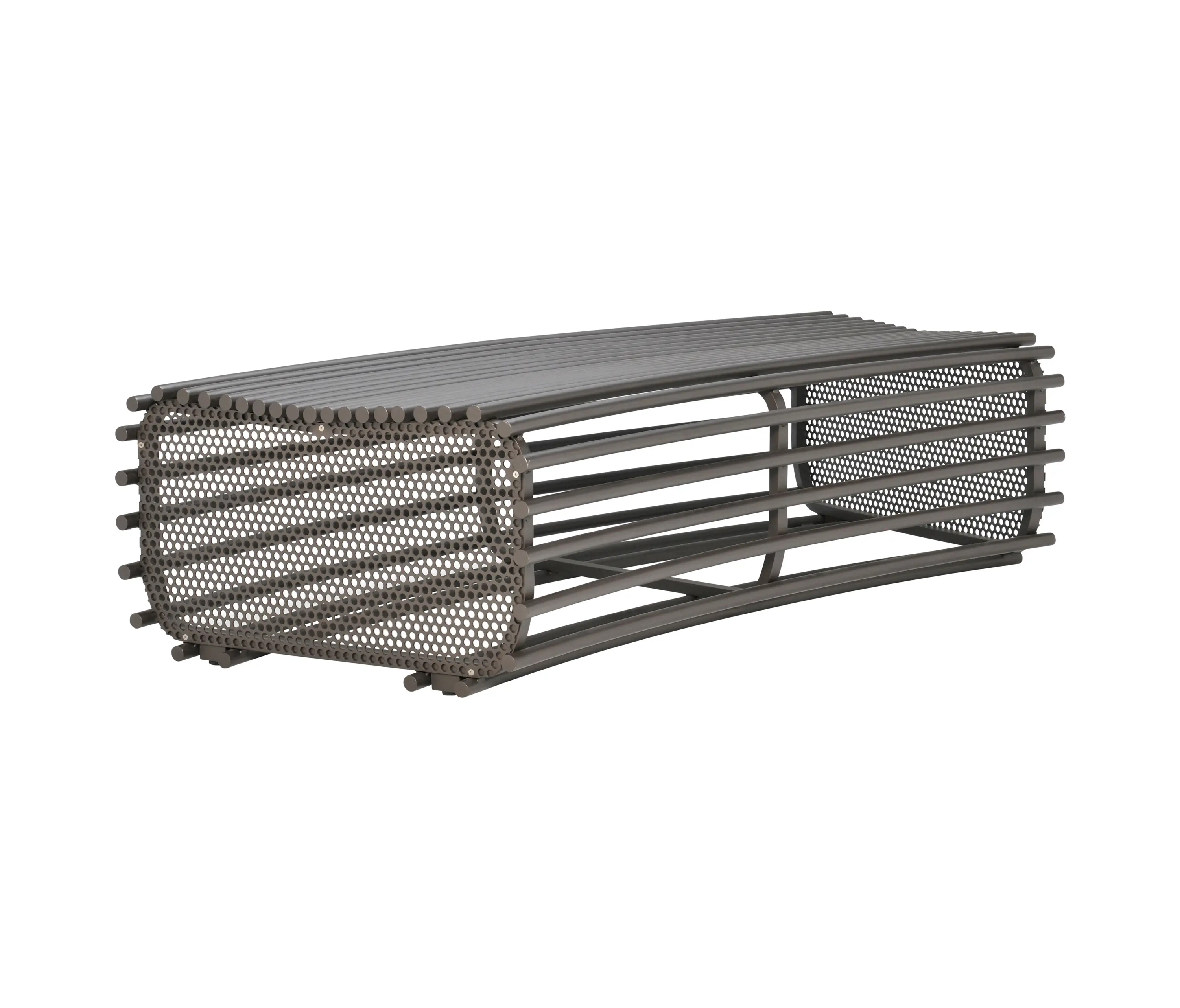 JANUS et Cie - RIO BACKLESS BENCH CURVED 169
