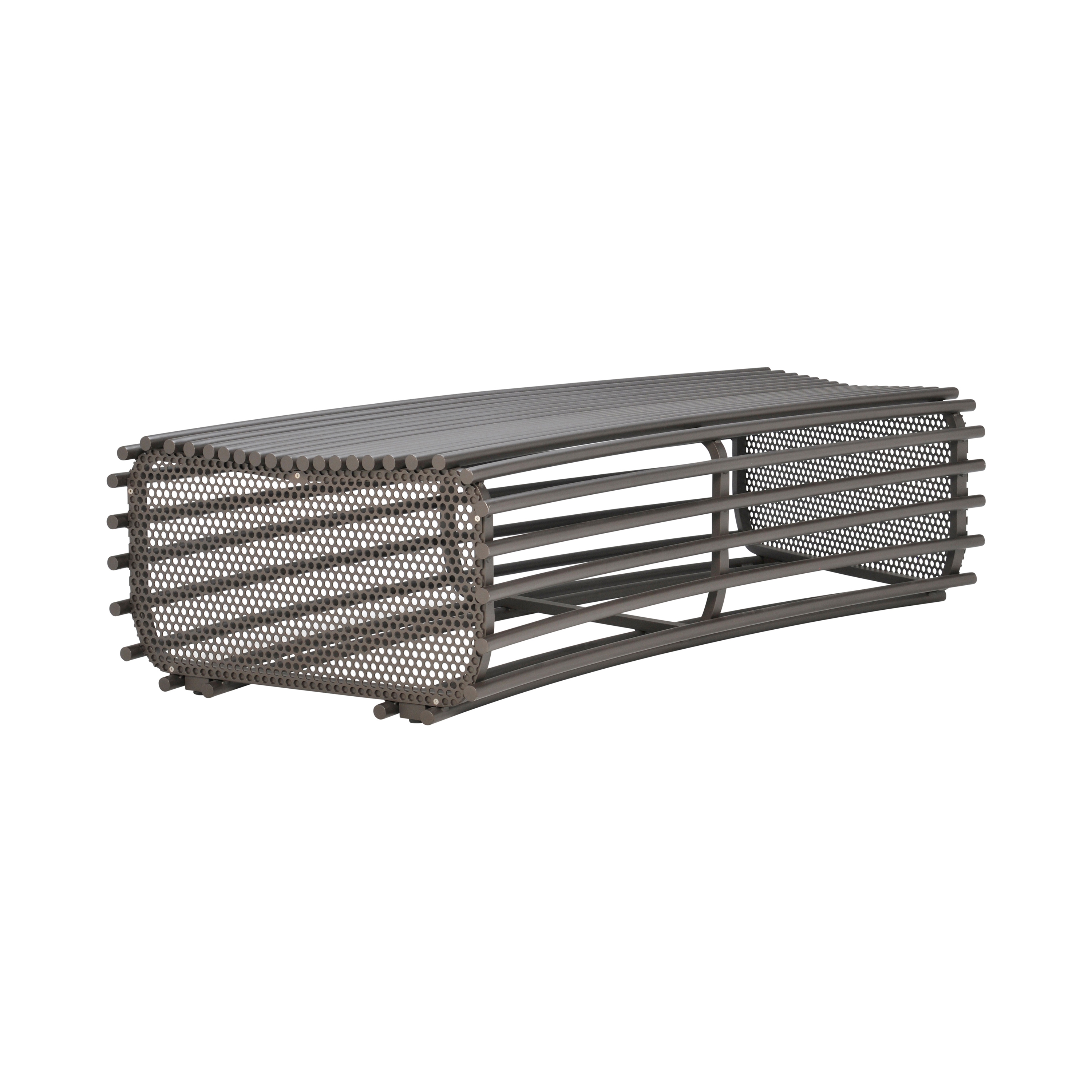Vertoon produk RIO BACKLESS BENCH CURVED 169 van vervaardiger JANUS et Cie