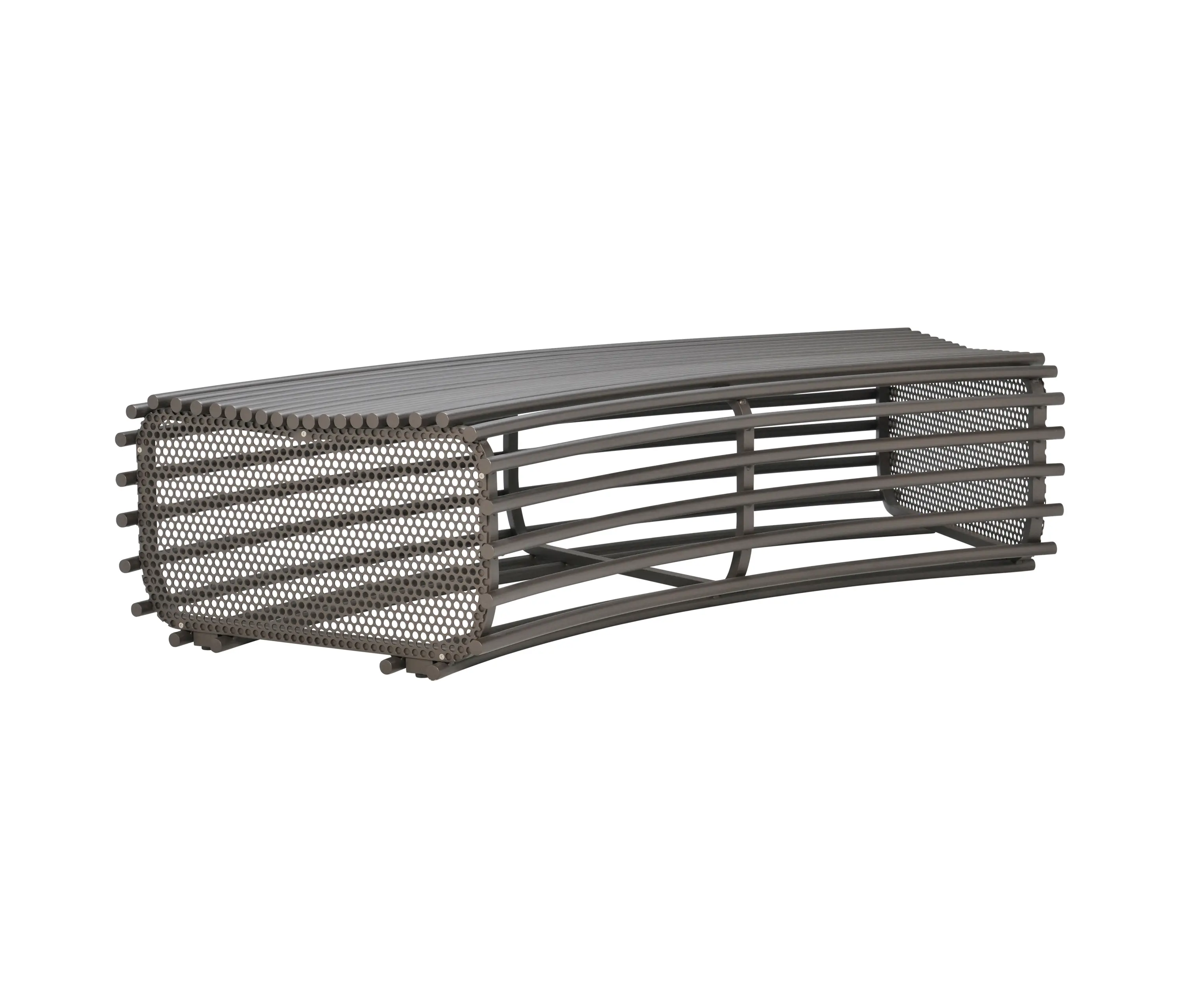 JANUS et Cie - RIO BACKLESS BENCH CURVED WIDE 189