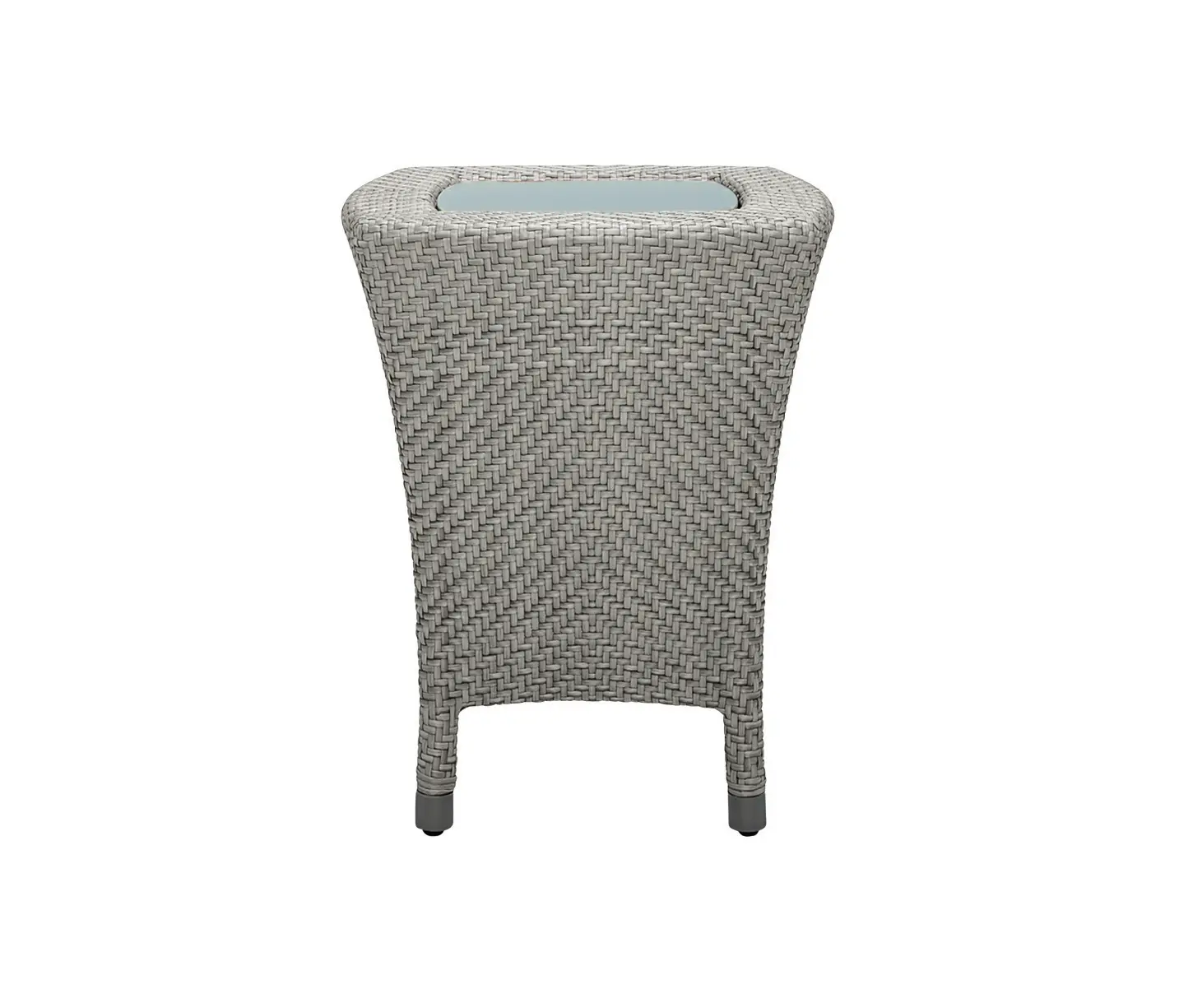 JANUS et Cie - AMARI GLASS TOP SIDE TABLE SQUARE 45