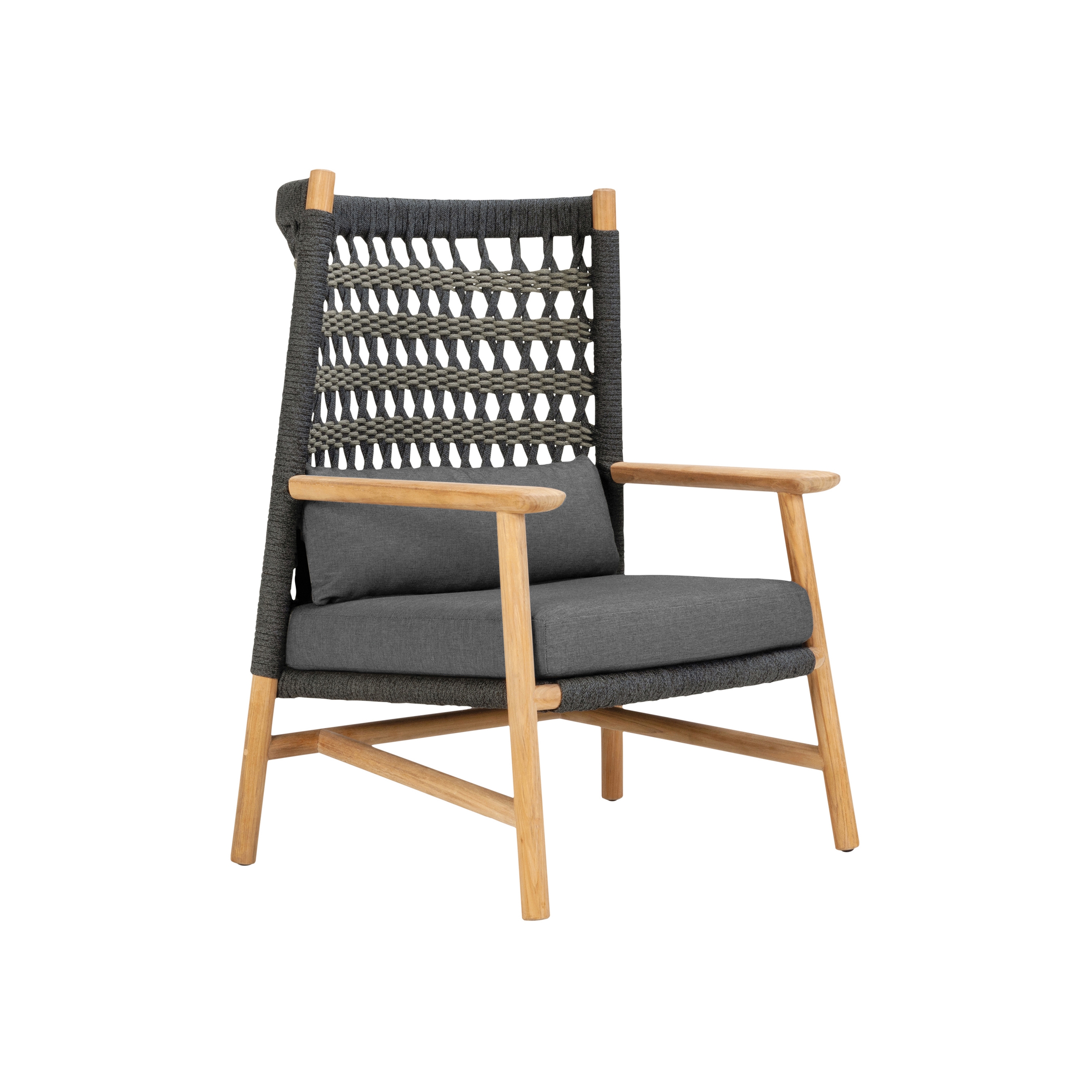 Display product ANATRA TEAK HIGH BACK LOUNGE CHAIR from manufacturer JANUS et Cie