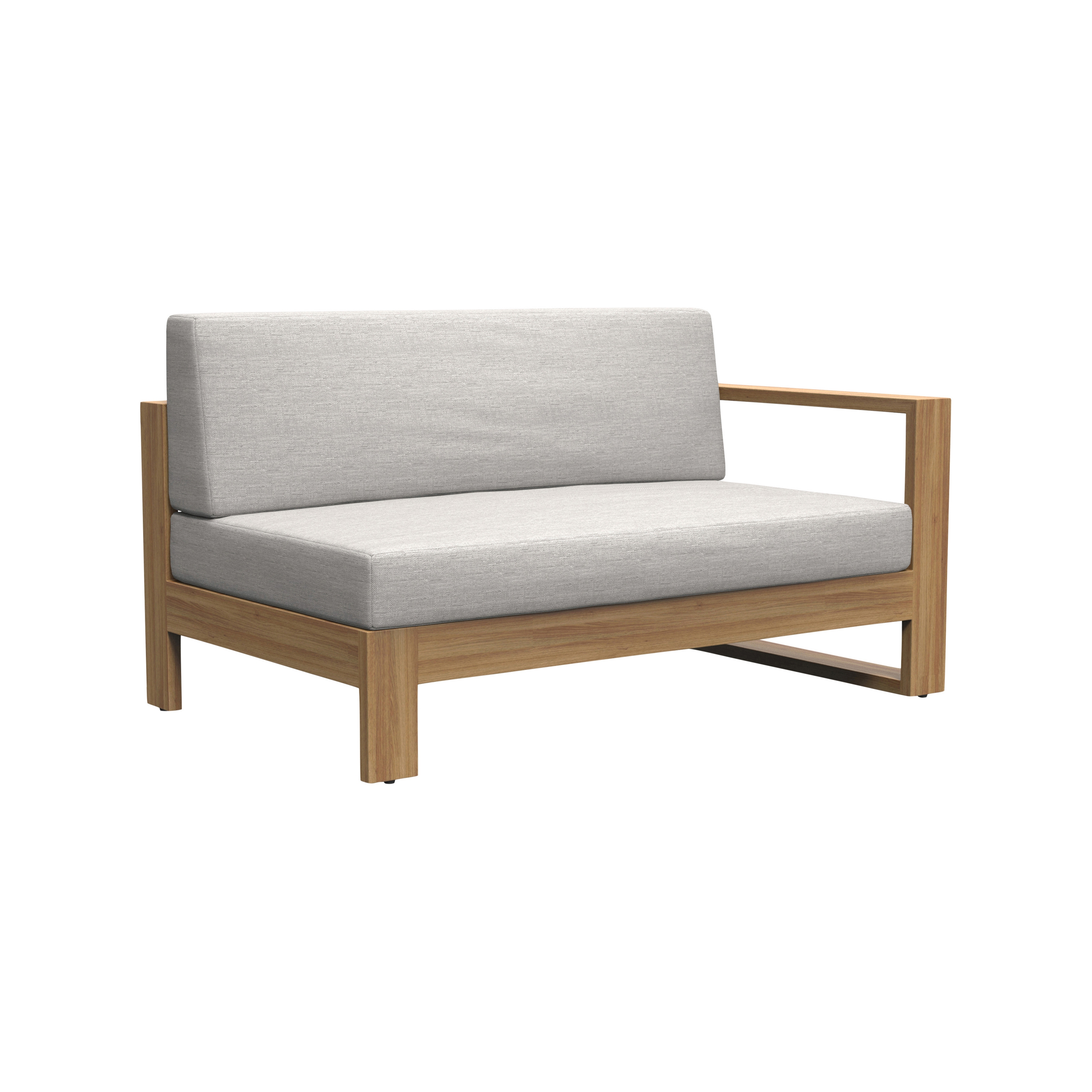 Display product Matisse Teak Module 2 Seat Left from manufacturer JANUS et Cie