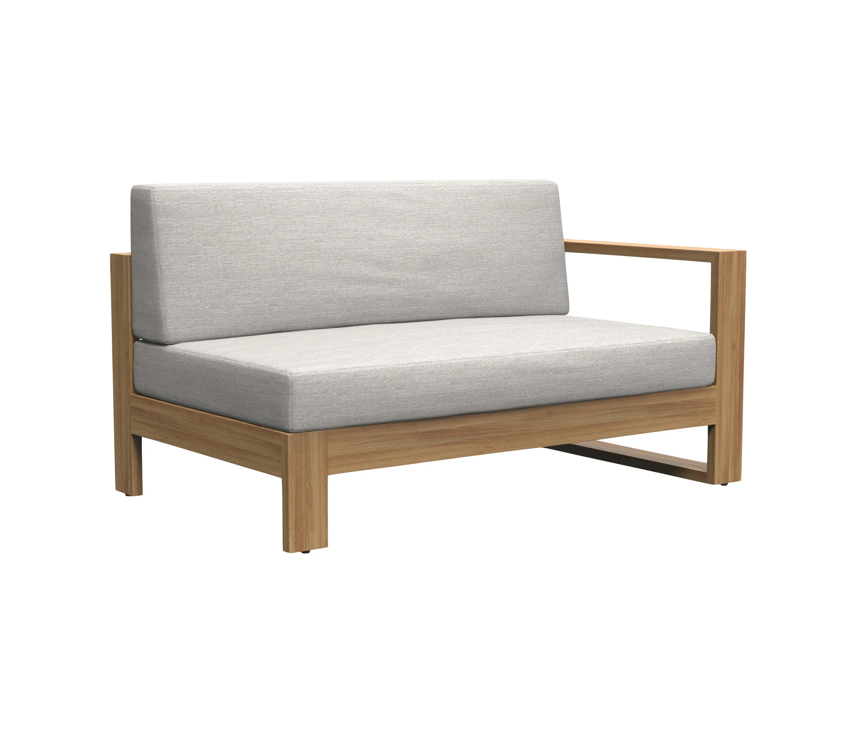 JANUS et Cie - Matisse Teak Module 2 Seat Left
