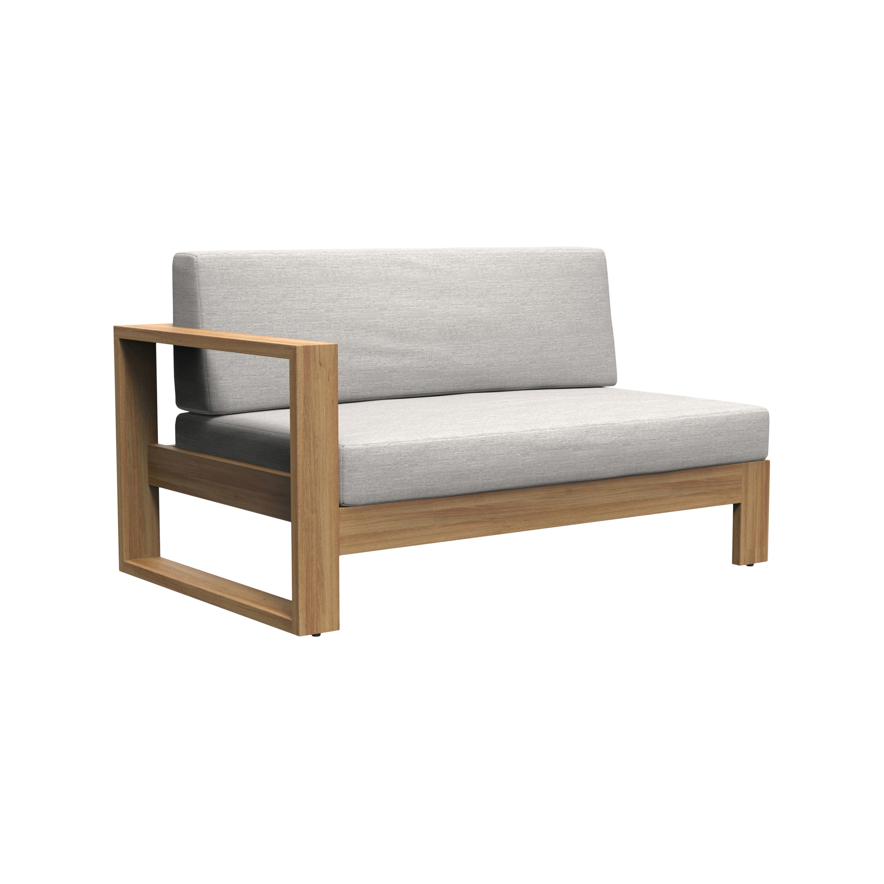 Display product Matisse Teak Module 2 Seat Right from manufacturer JANUS et Cie