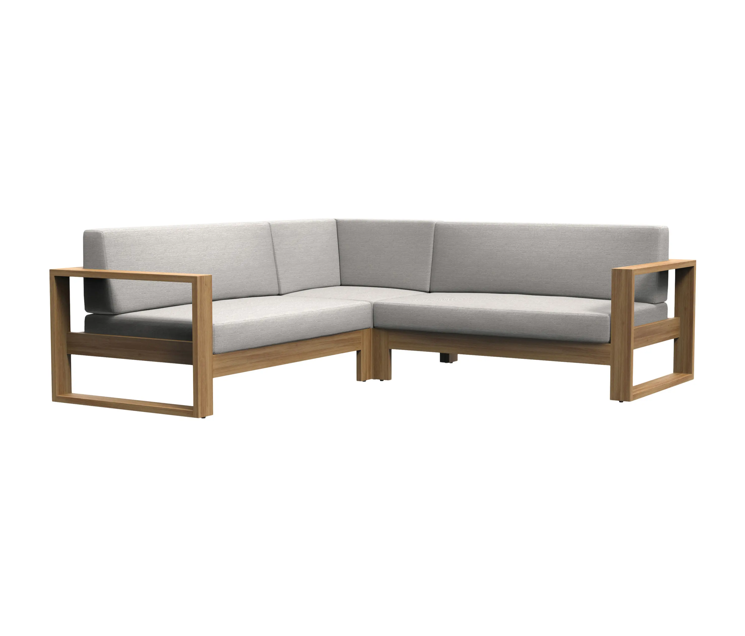 JANUS et Cie - Matisse Teak Module 2 Seat Right