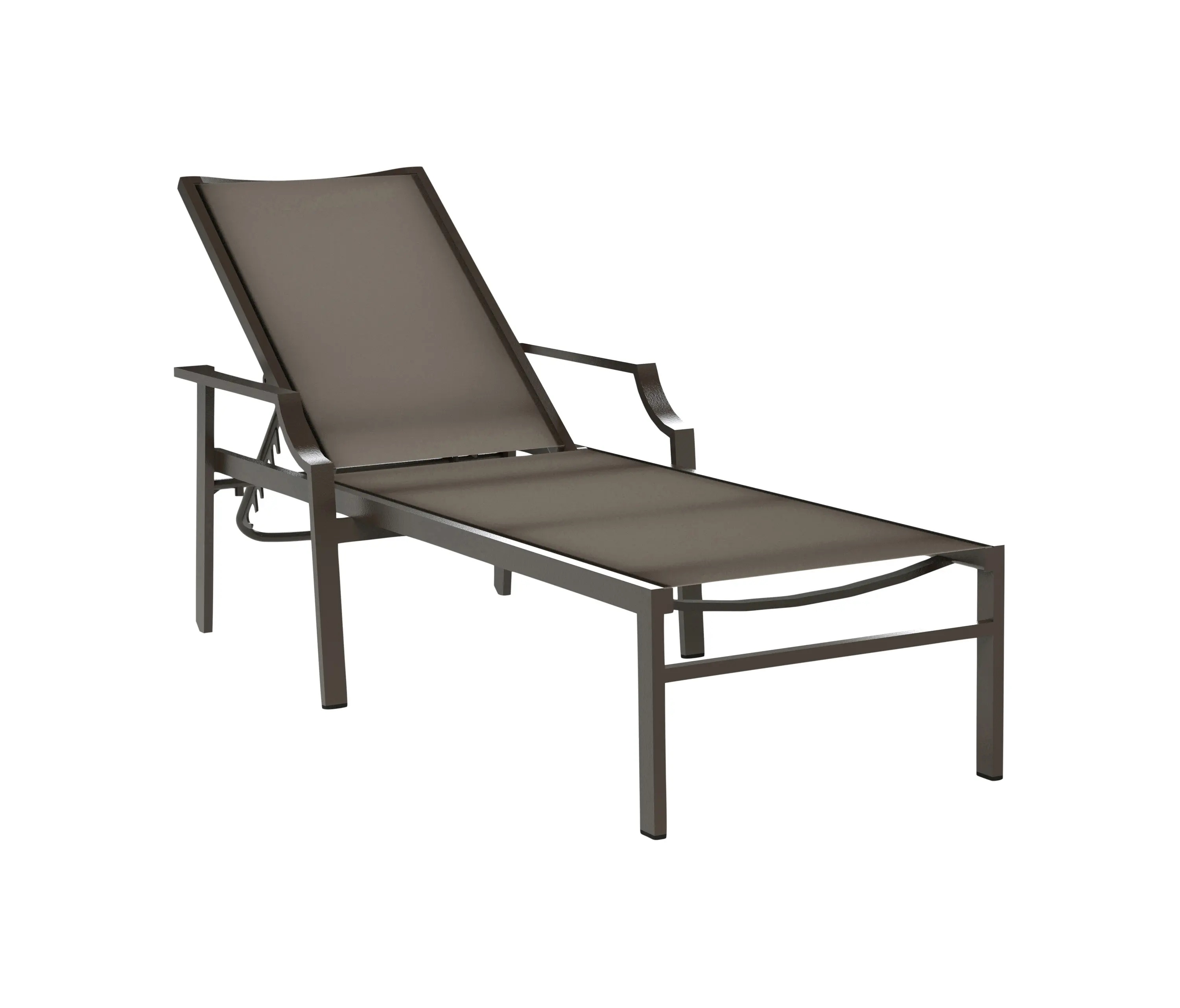 JANUS et Cie - Fiore Stackable Chaise Lounge with Arms