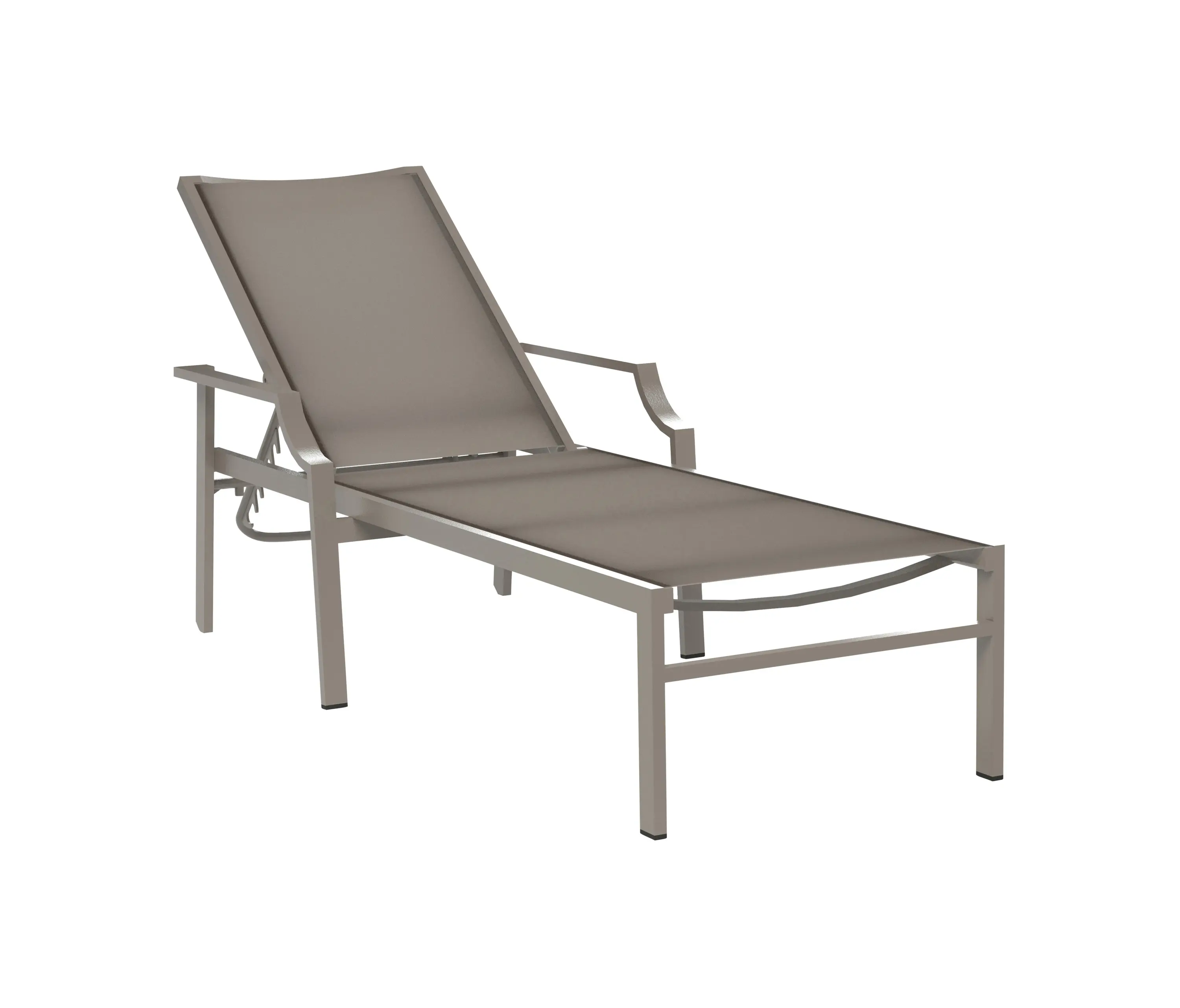 JANUS et Cie - Fiore Stackable Chaise Lounge with Arms